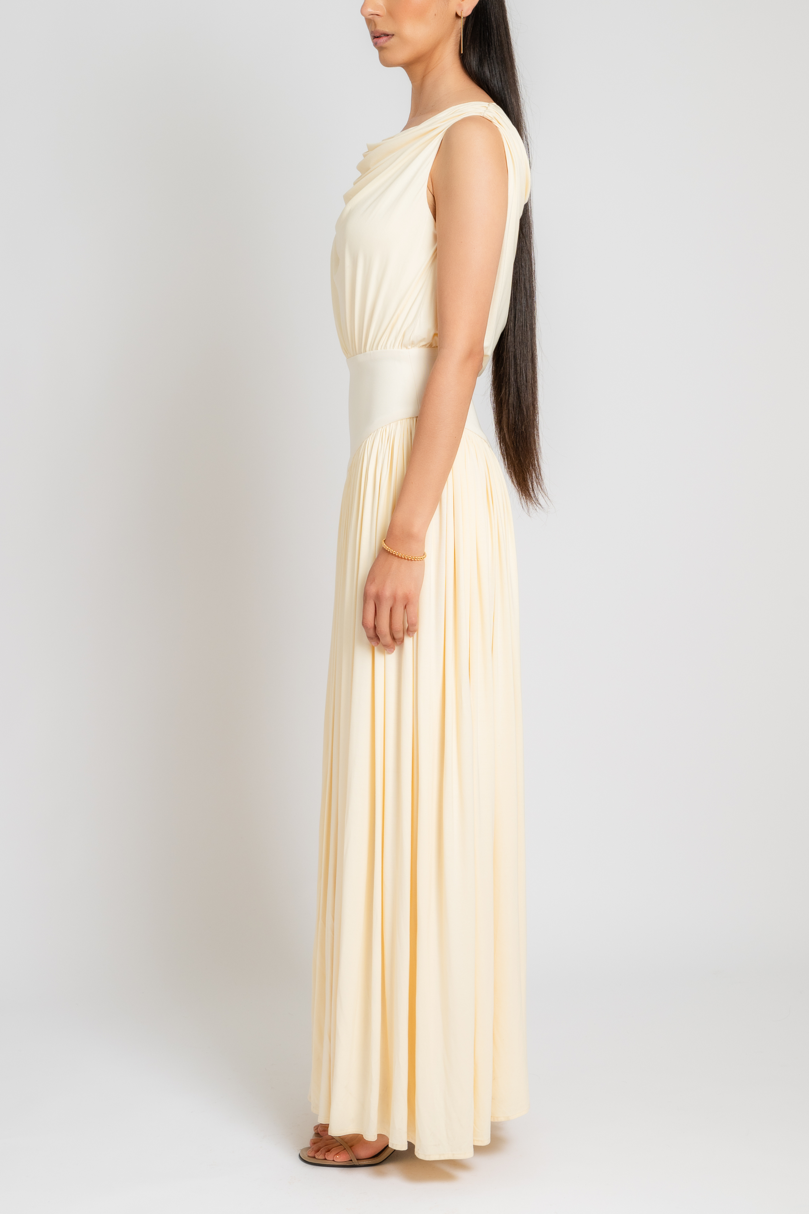 Off The Shoulder Drape Dress