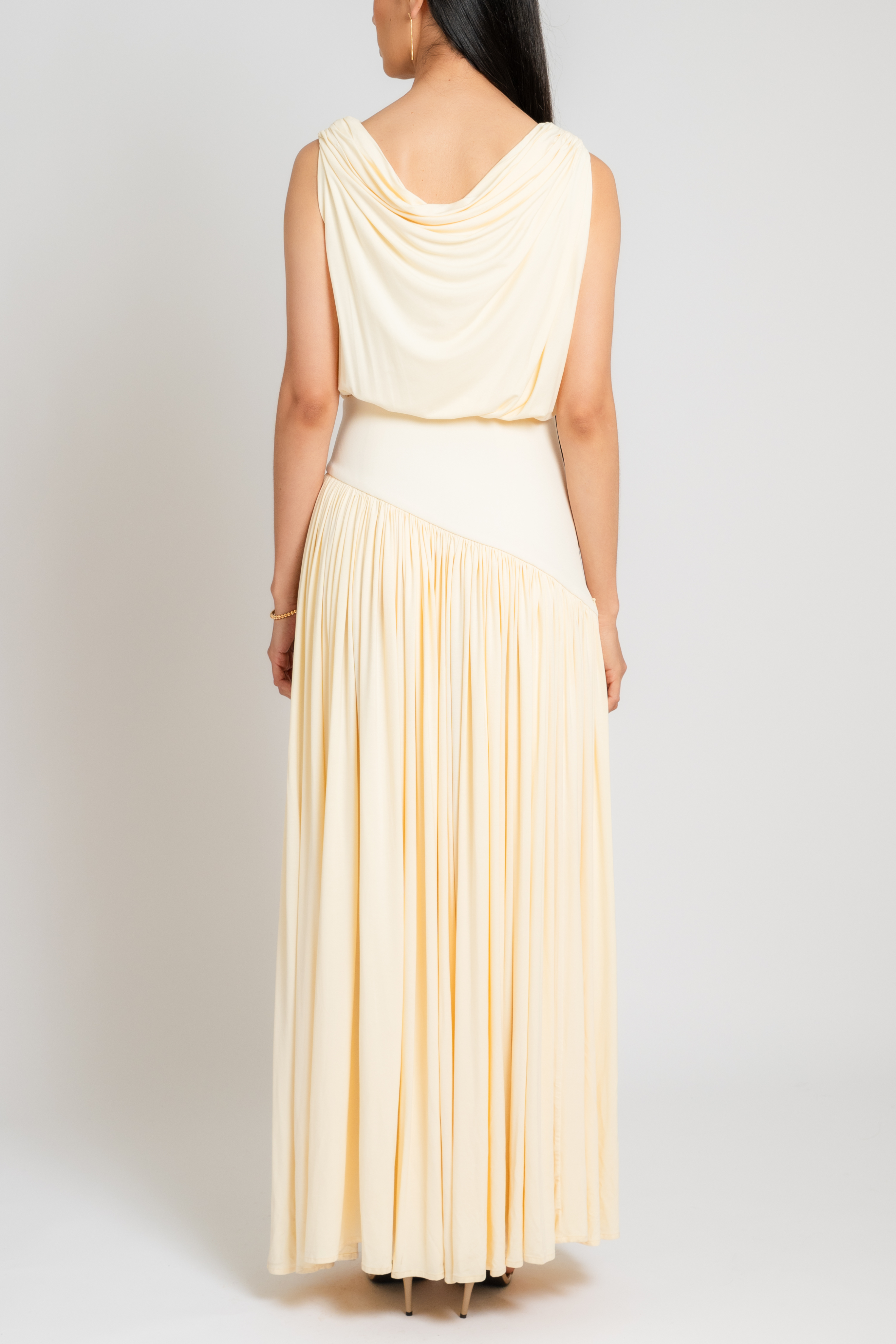 Off The Shoulder Drape Dress