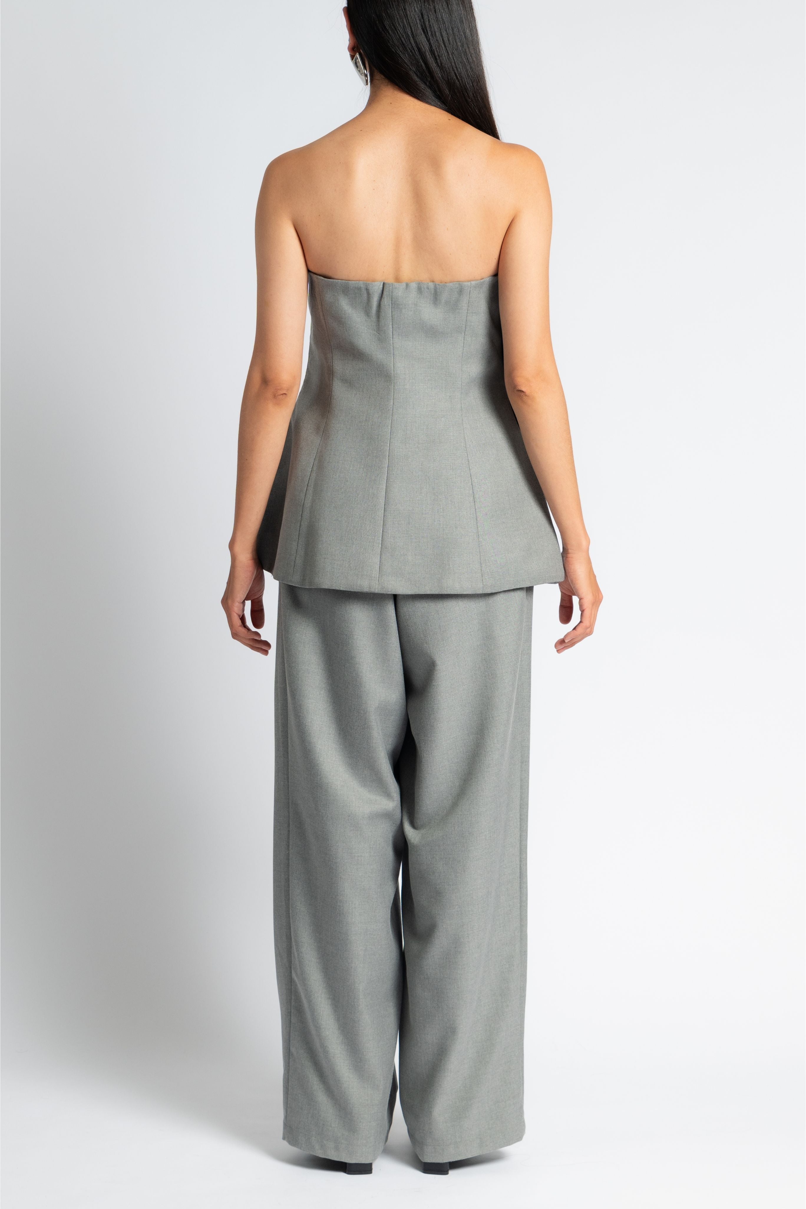 Corset Top in Grey