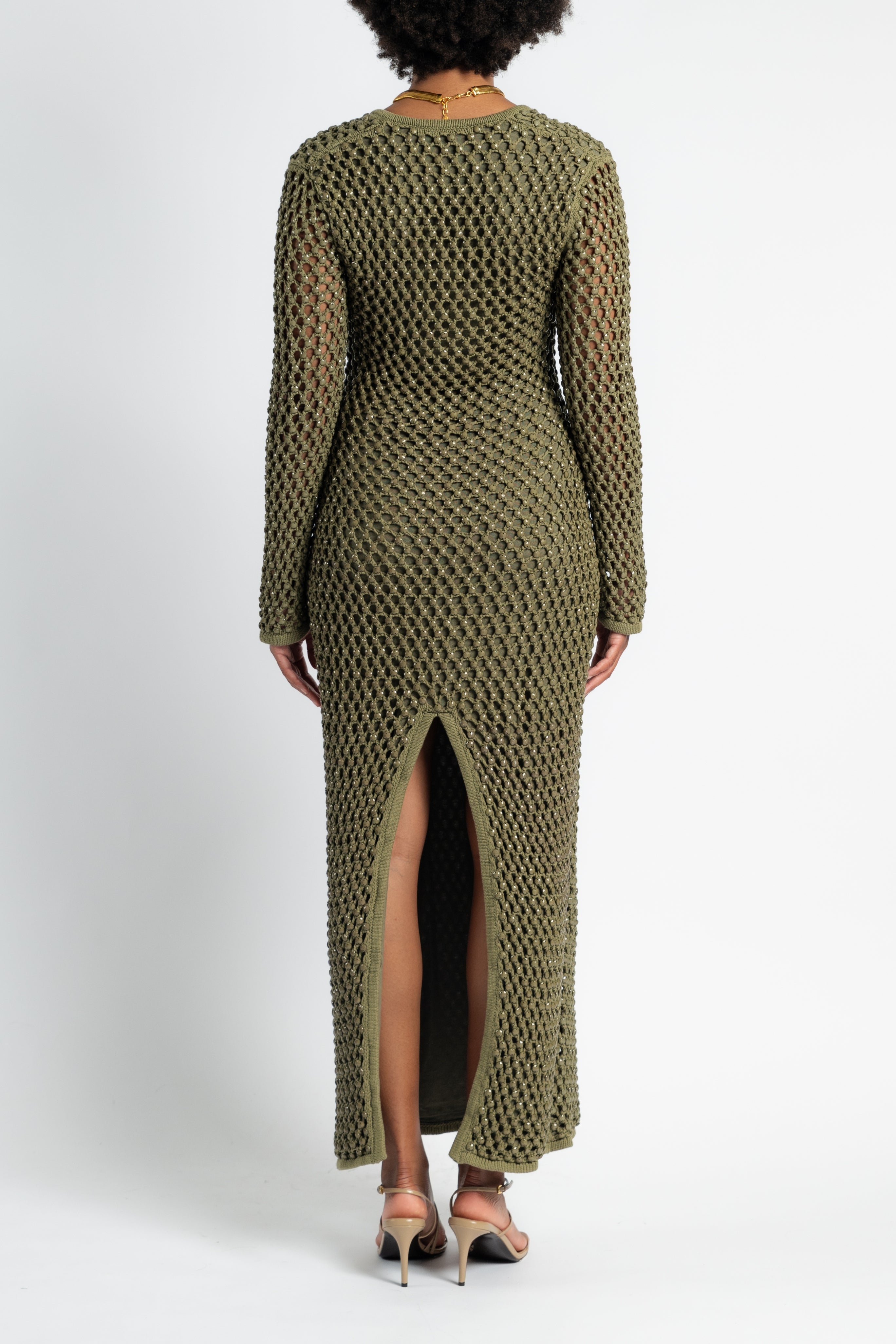 Nina Crystal Knit Gown