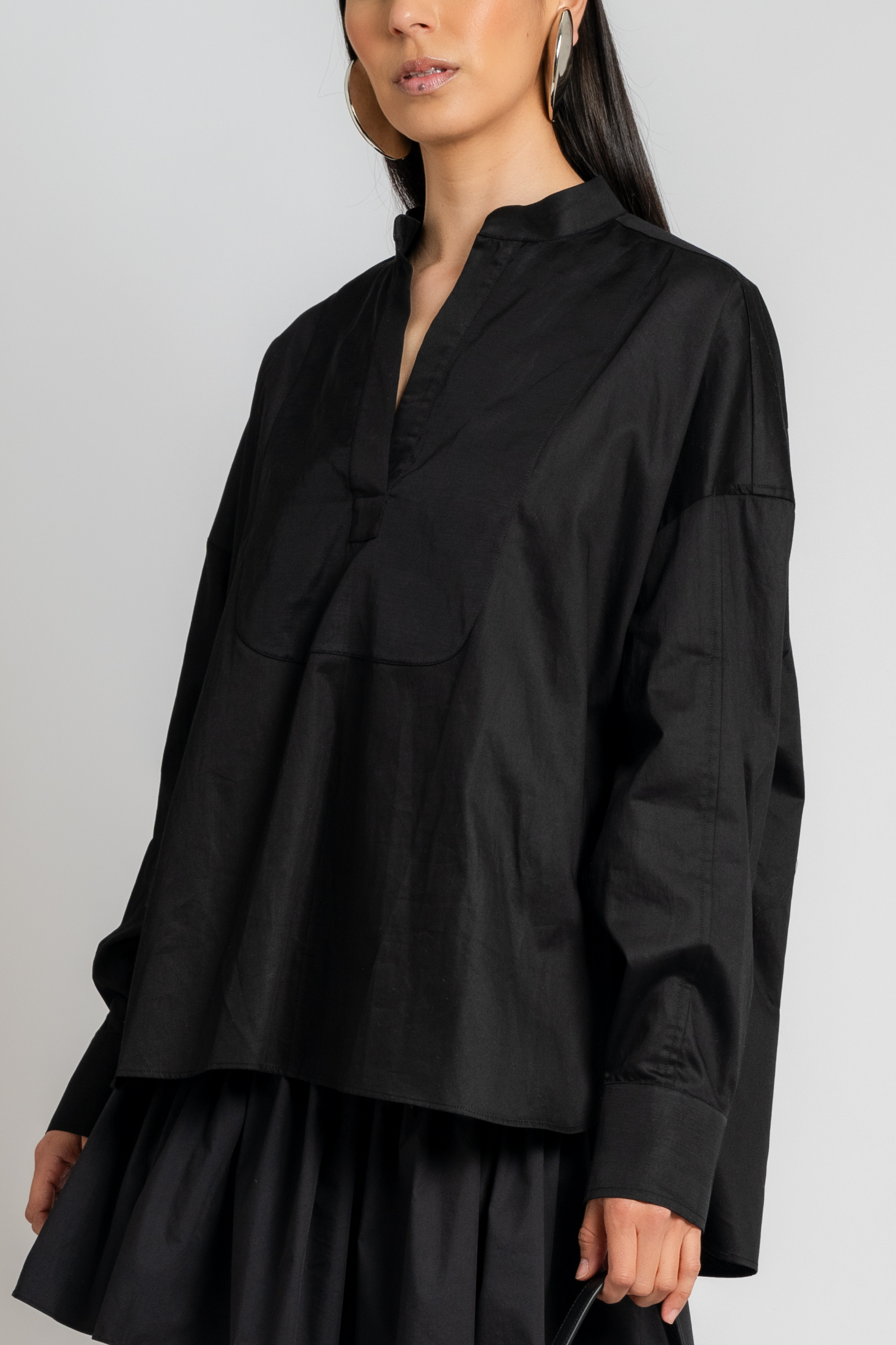 Contrast Yoke Shirt