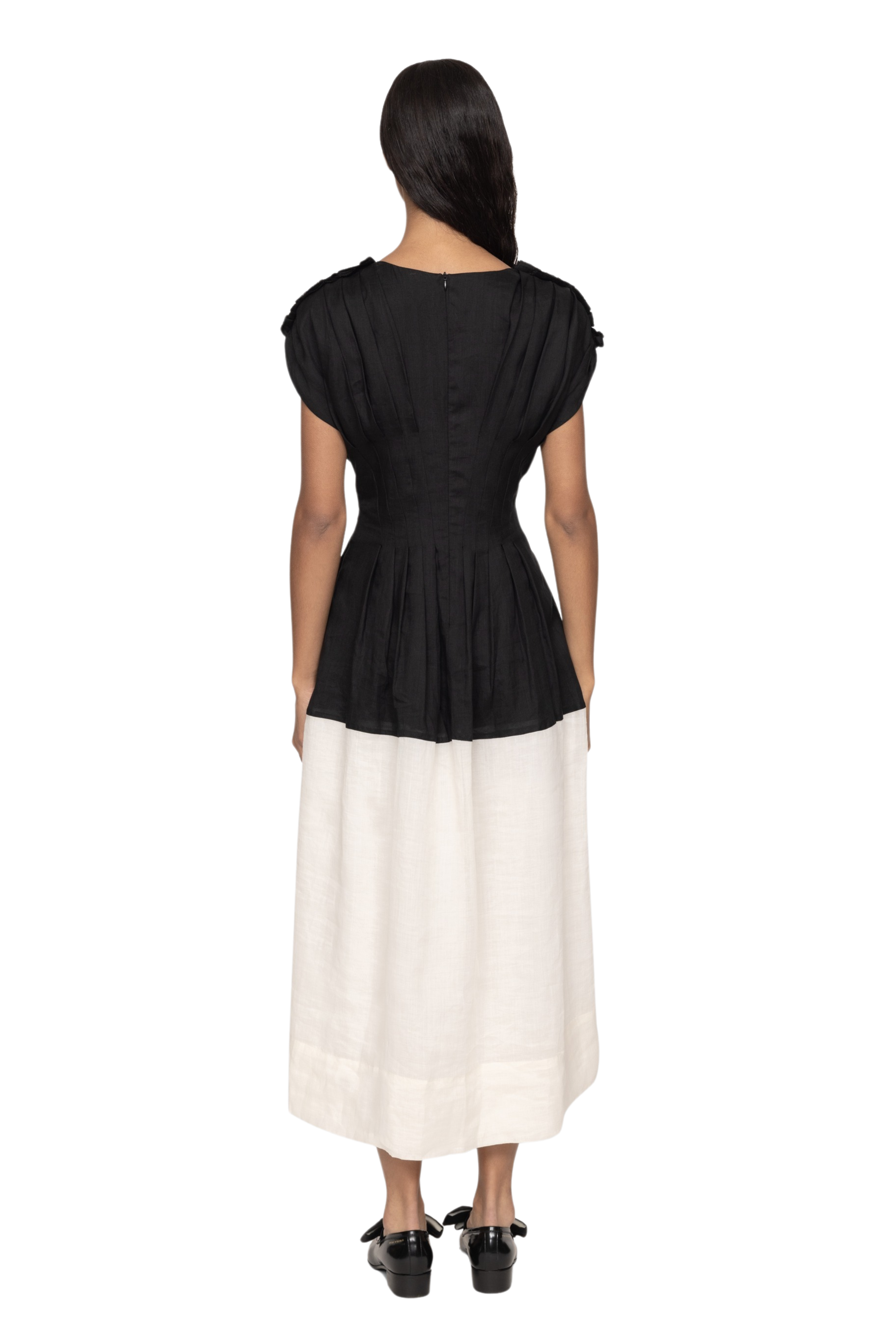 Nicola Ramie Tank Midi Dress