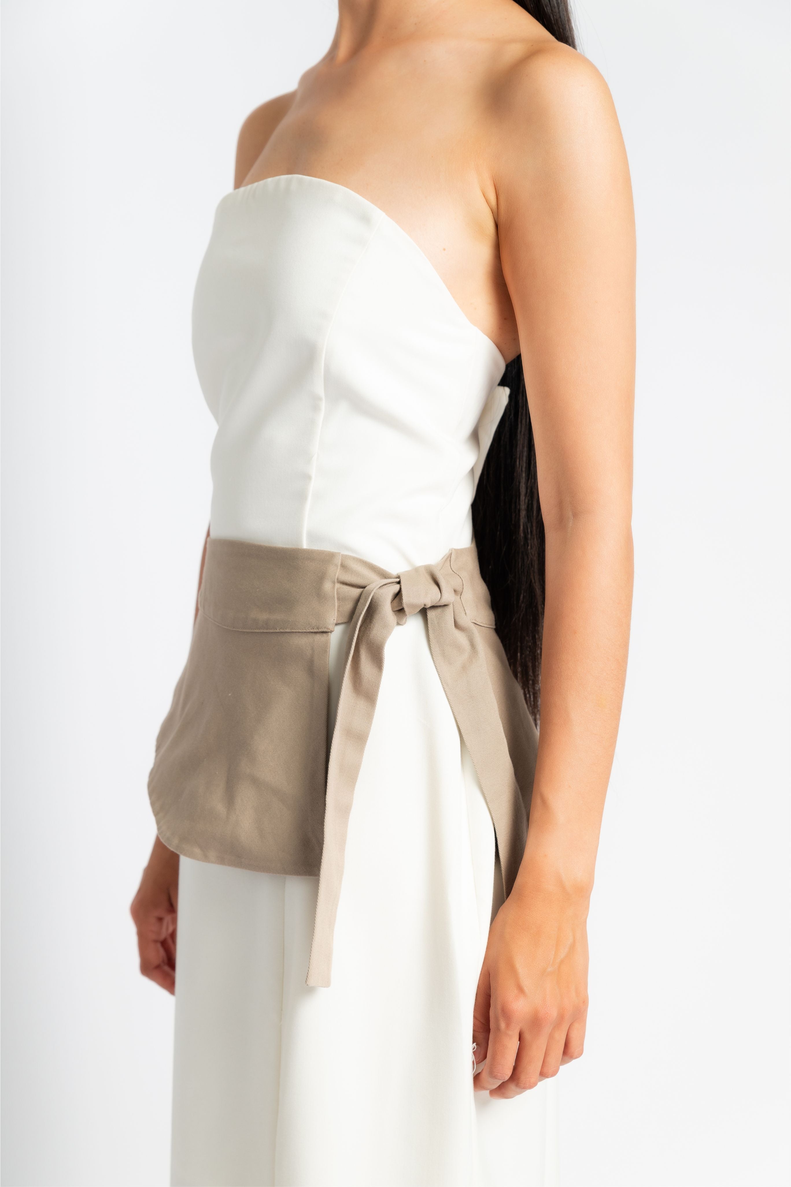The Wave Belt in Tan