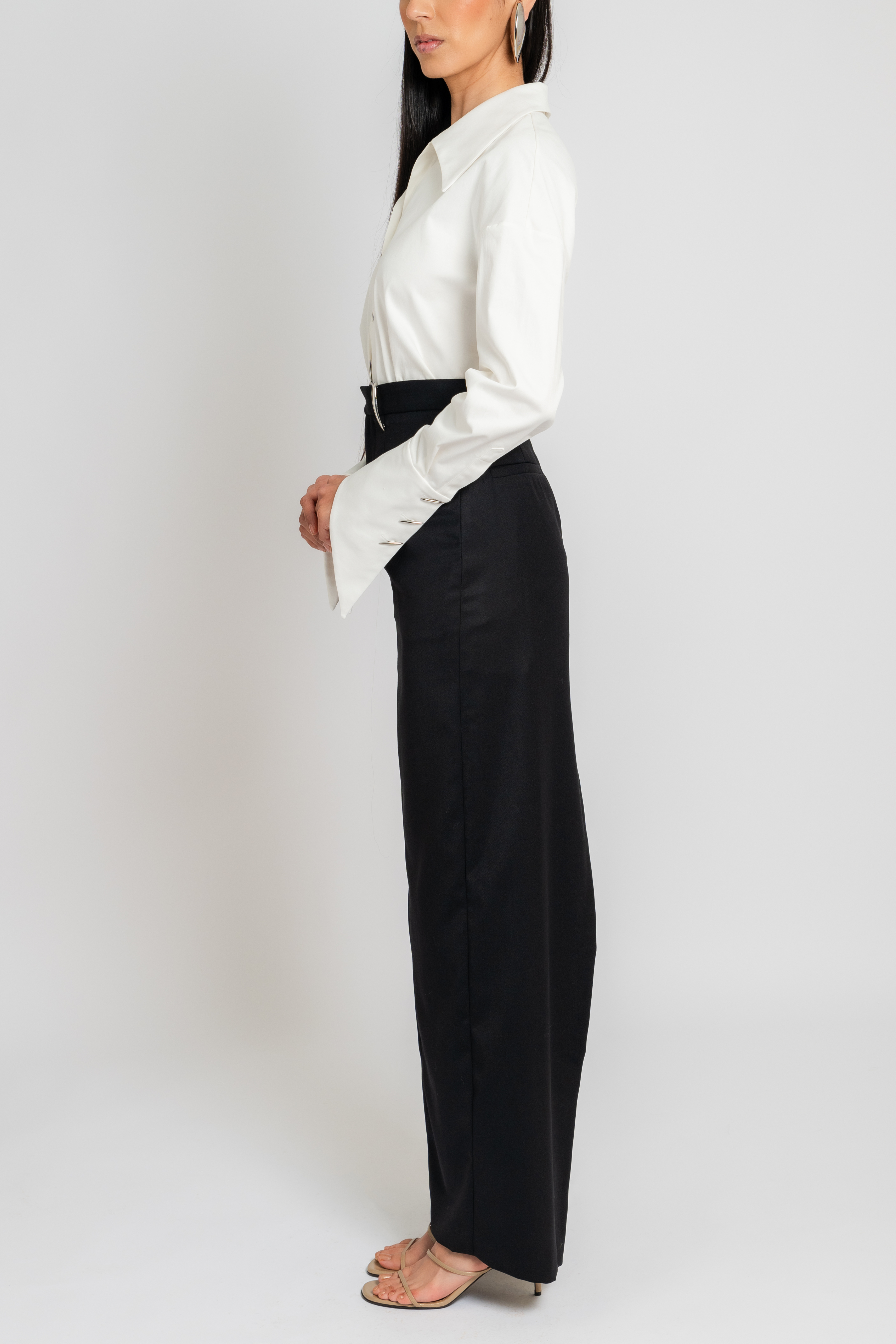 Claw Tailored Pillar Skirt