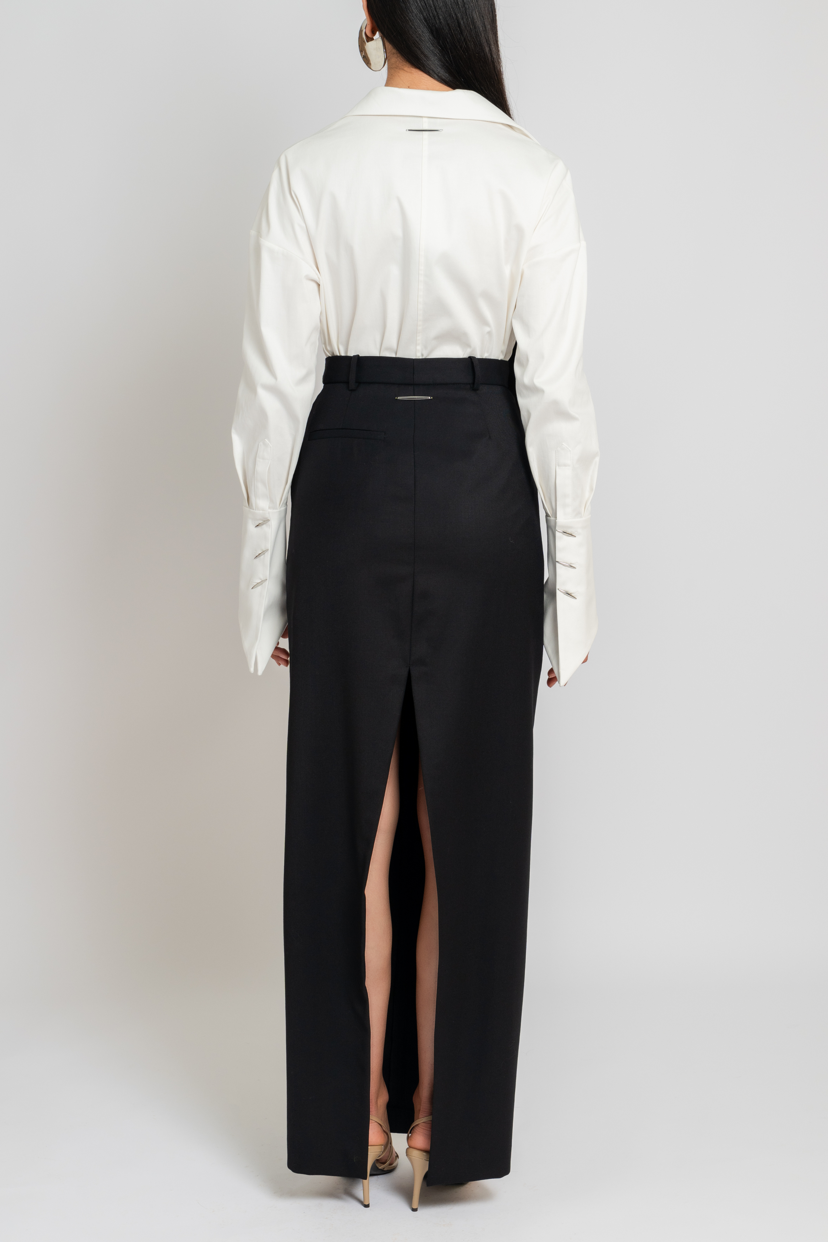 Claw Tailored Pillar Skirt