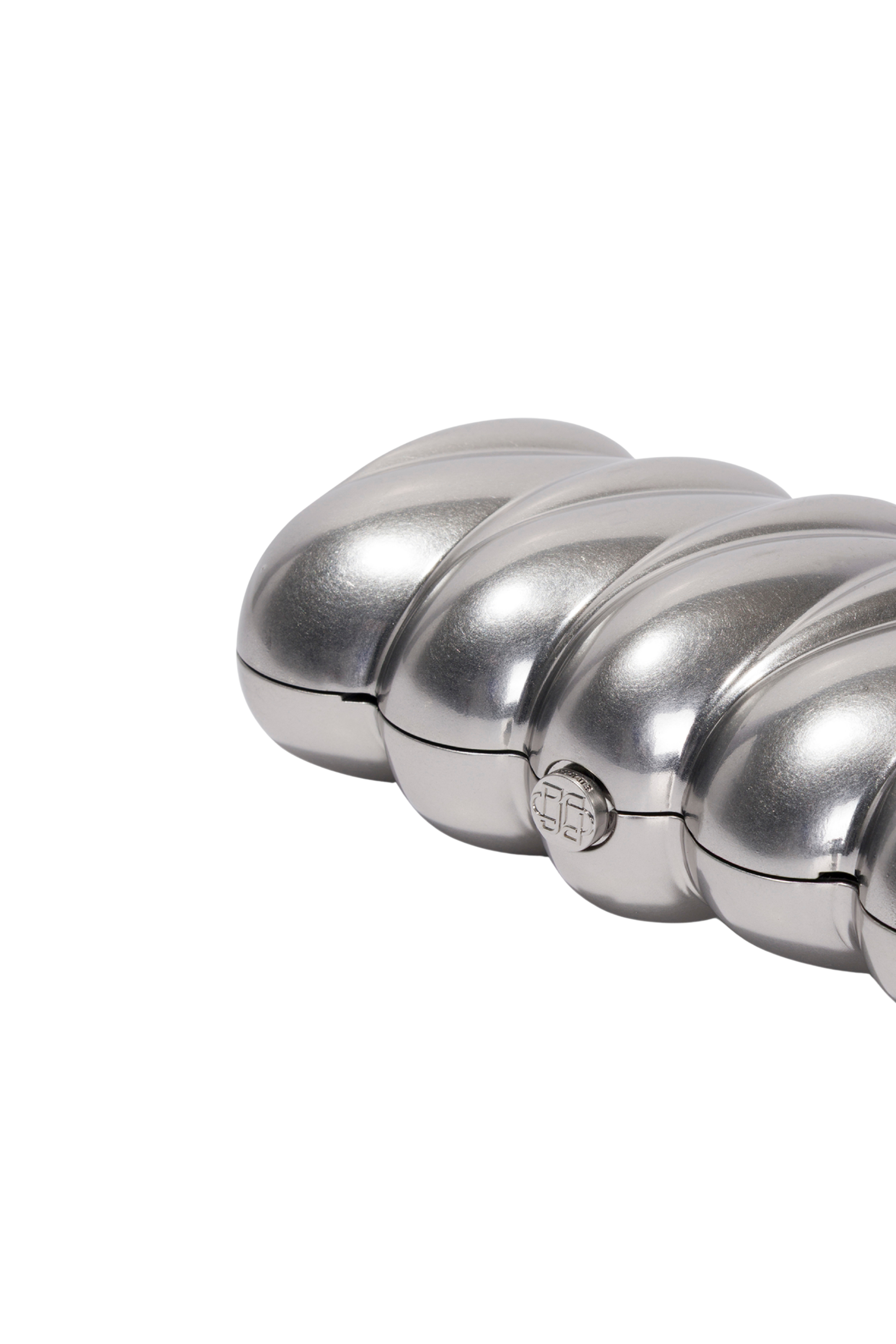 Reya Clutch in Silver