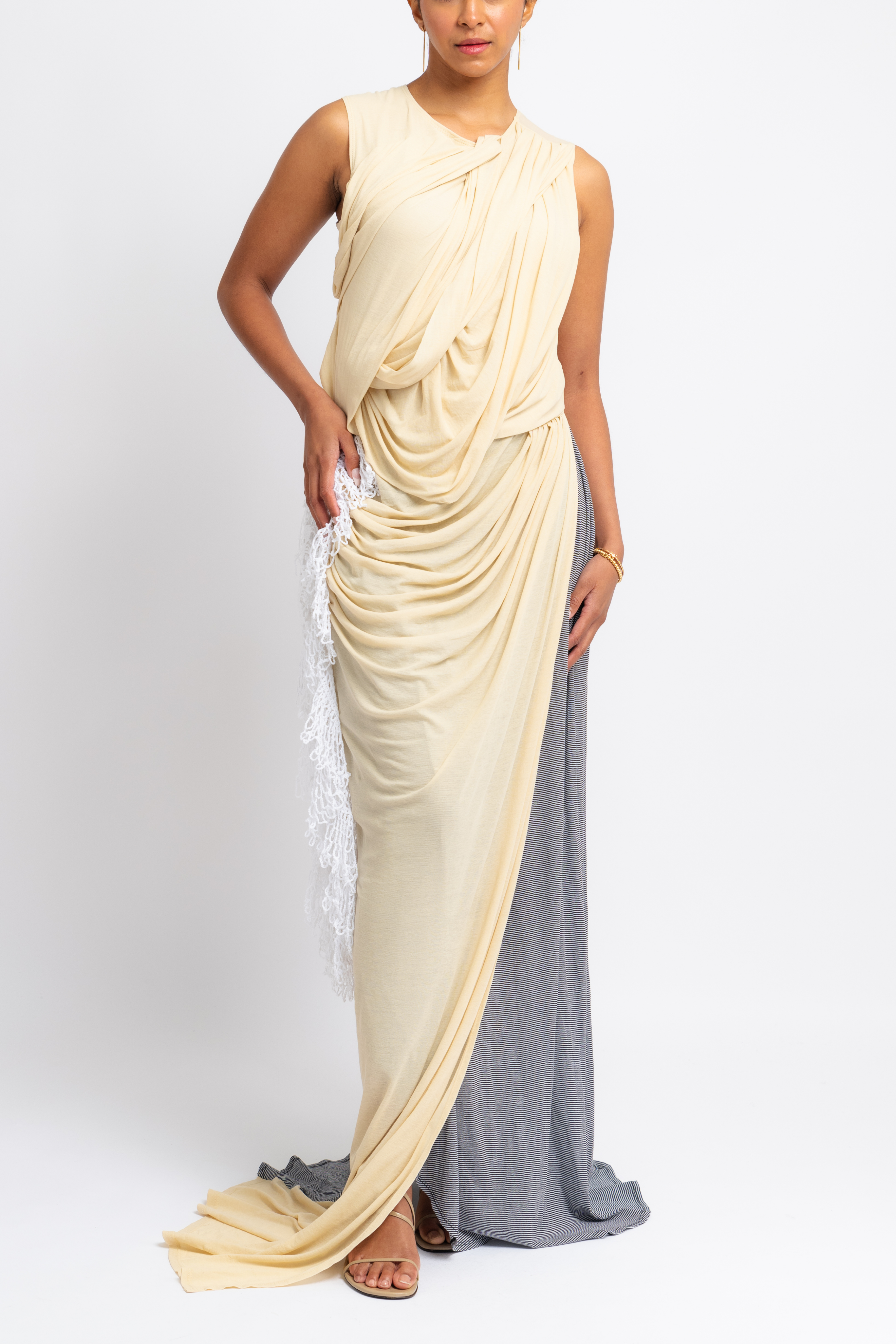 Constant Crochet Drape Dress