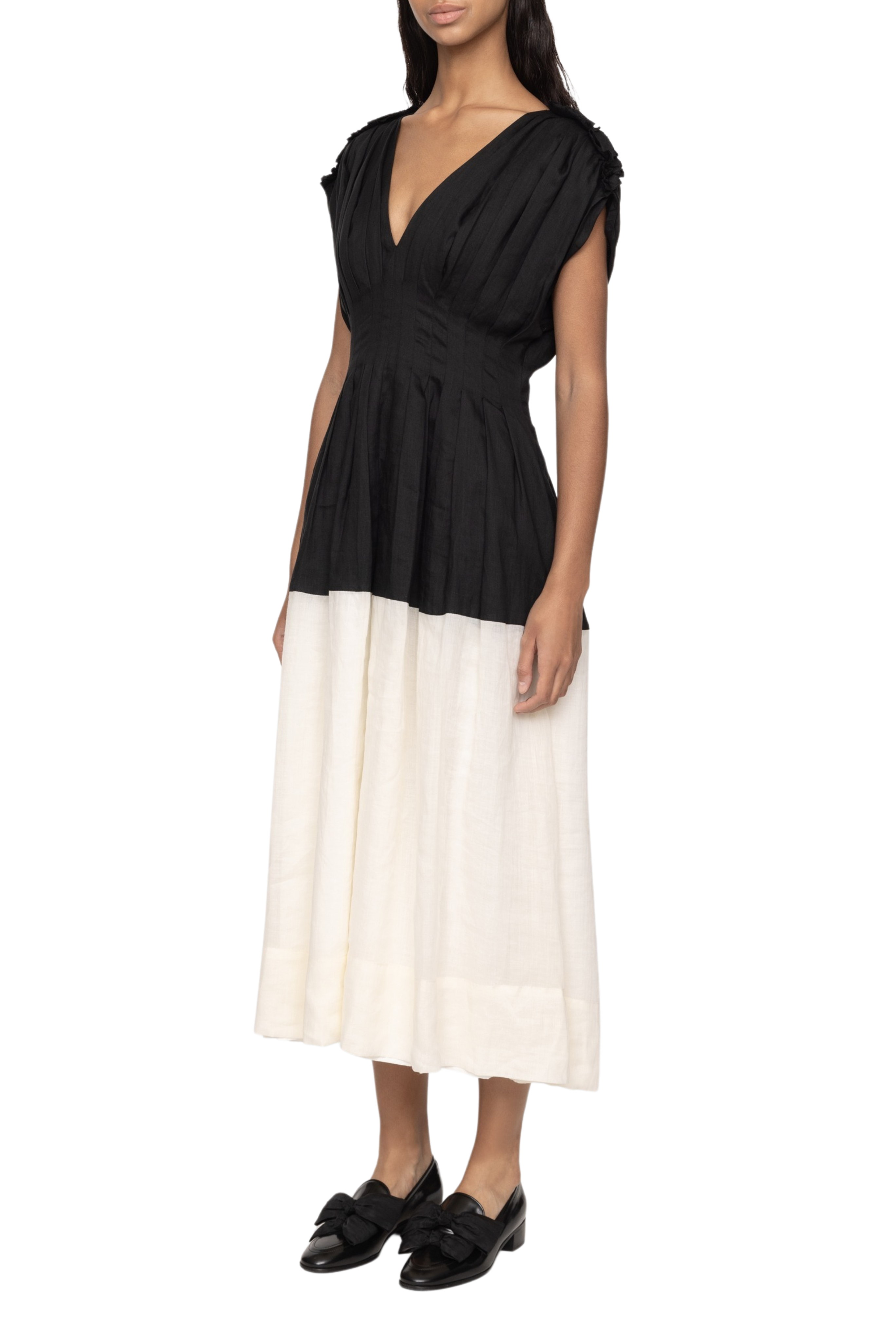 Nicola Ramie Tank Midi Dress