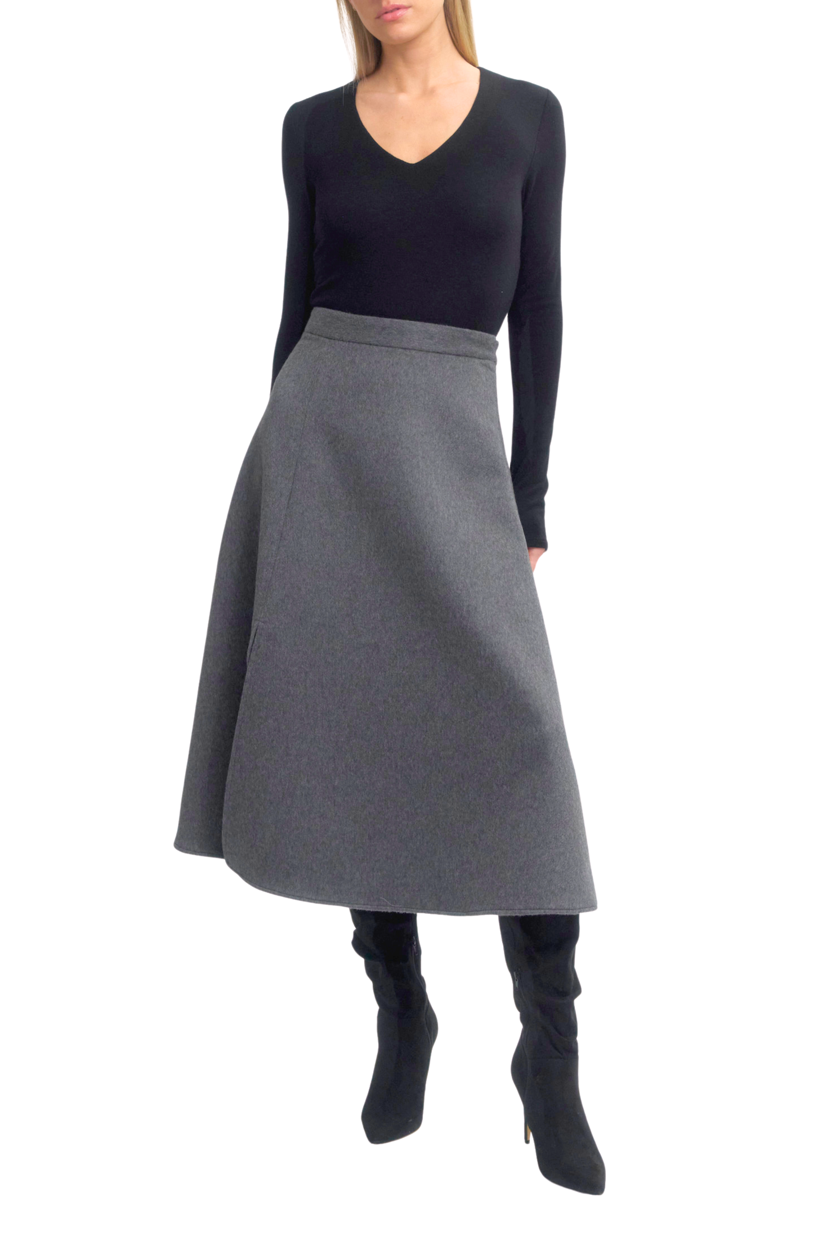 Circle Skirt with Slit