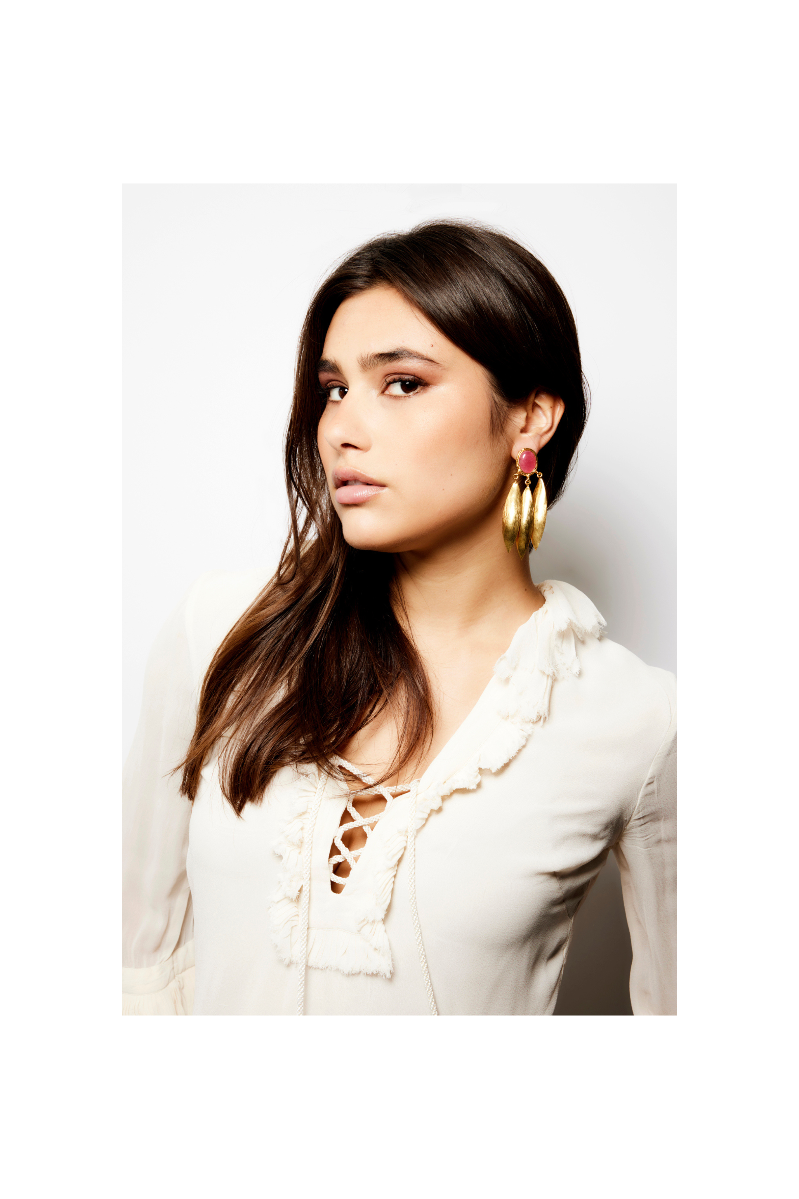 Cheyenne Pink Jade Earrings