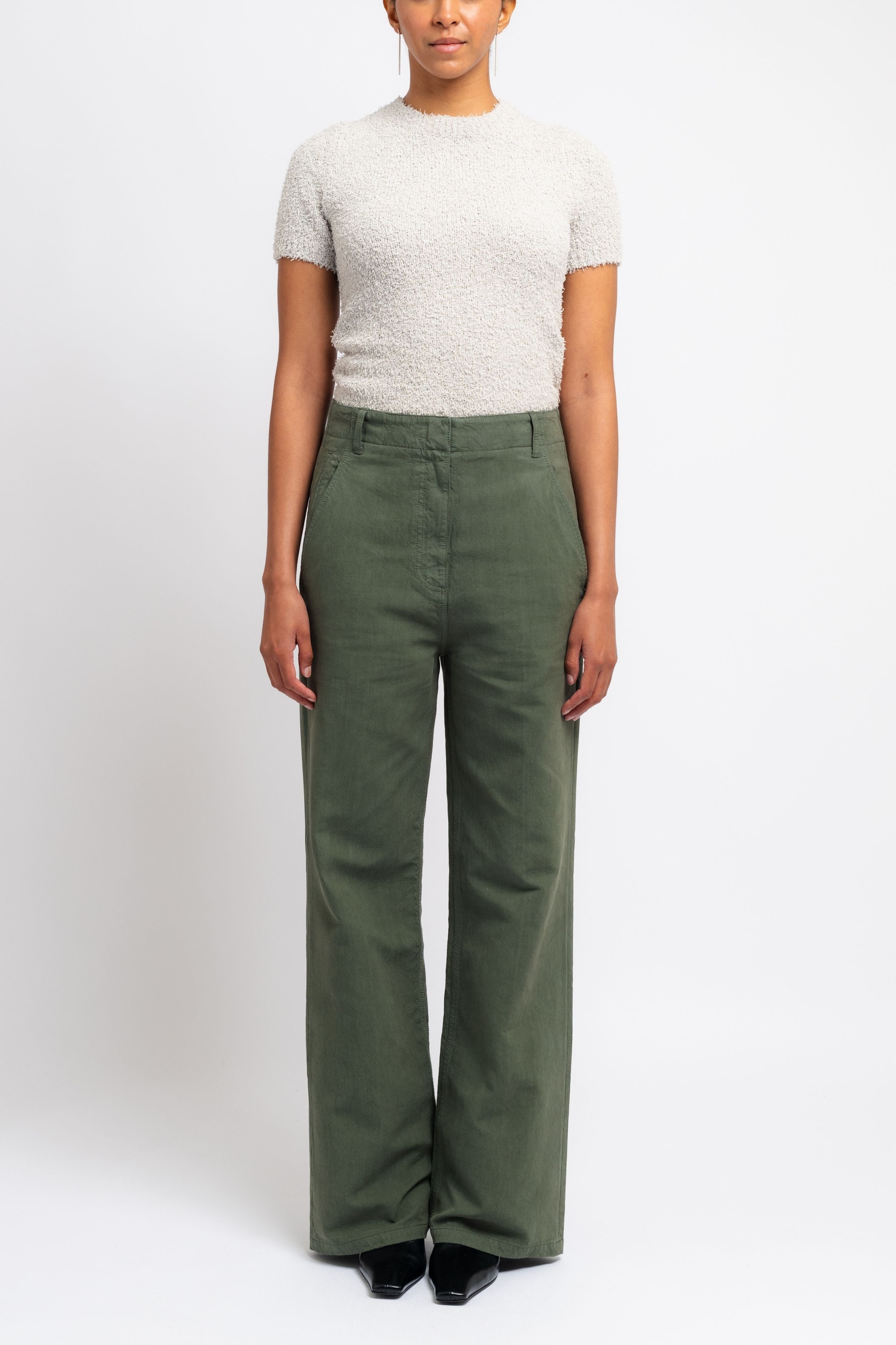 Garment Dyed Cotton Dobby Barry Jean