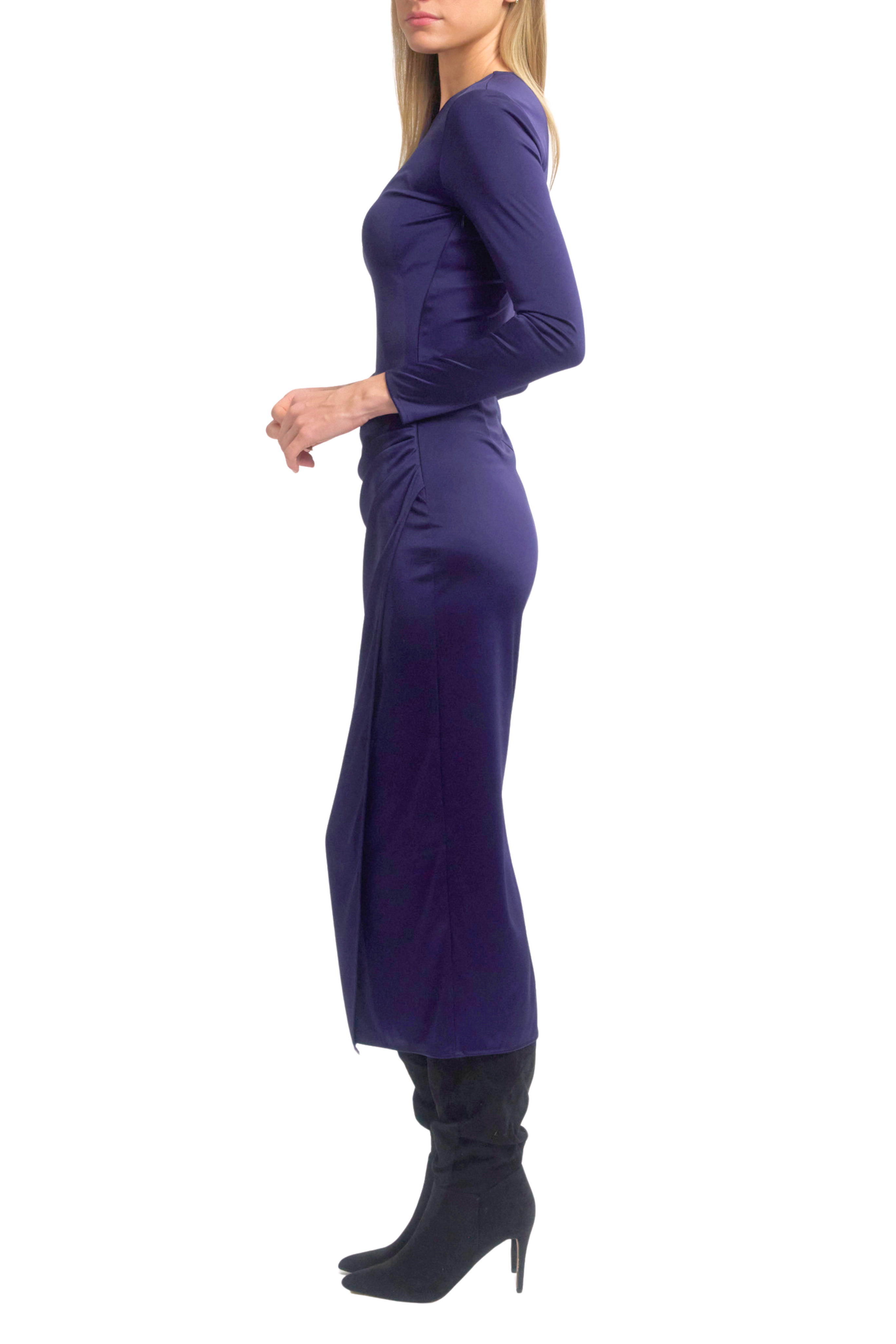 Draped Pencil Dress