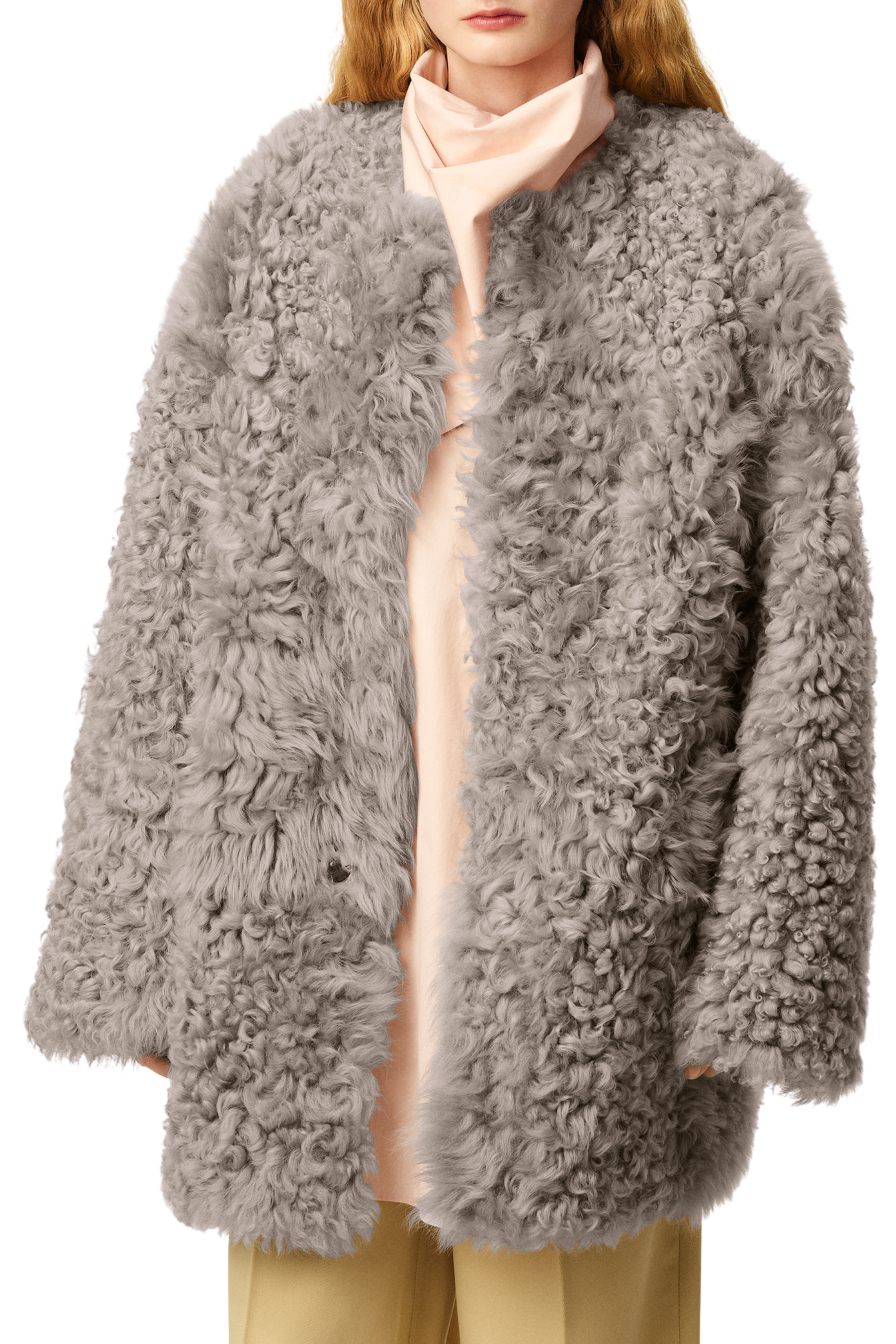 Shearling Short Coat