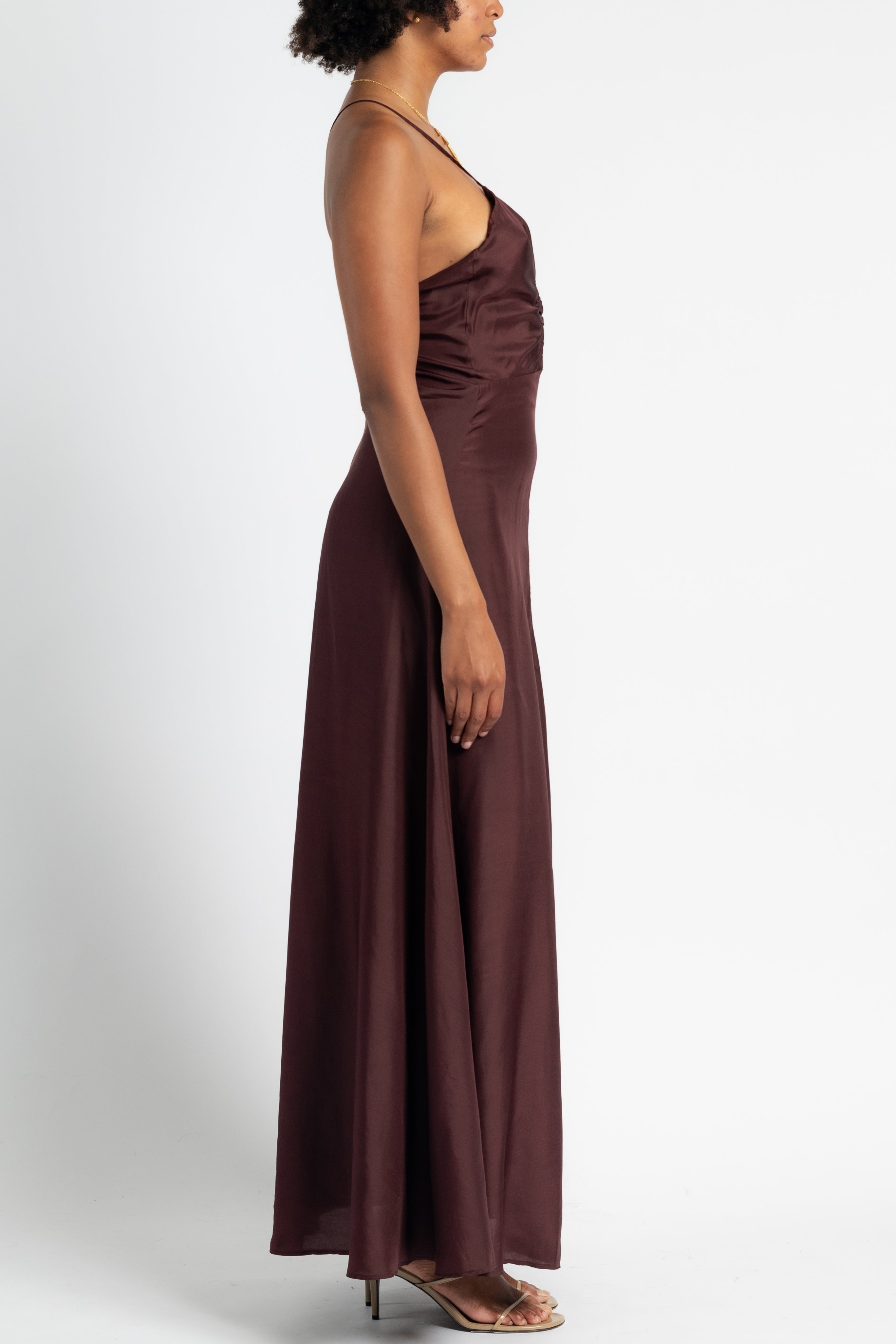 Habotai Silk Slip Dress