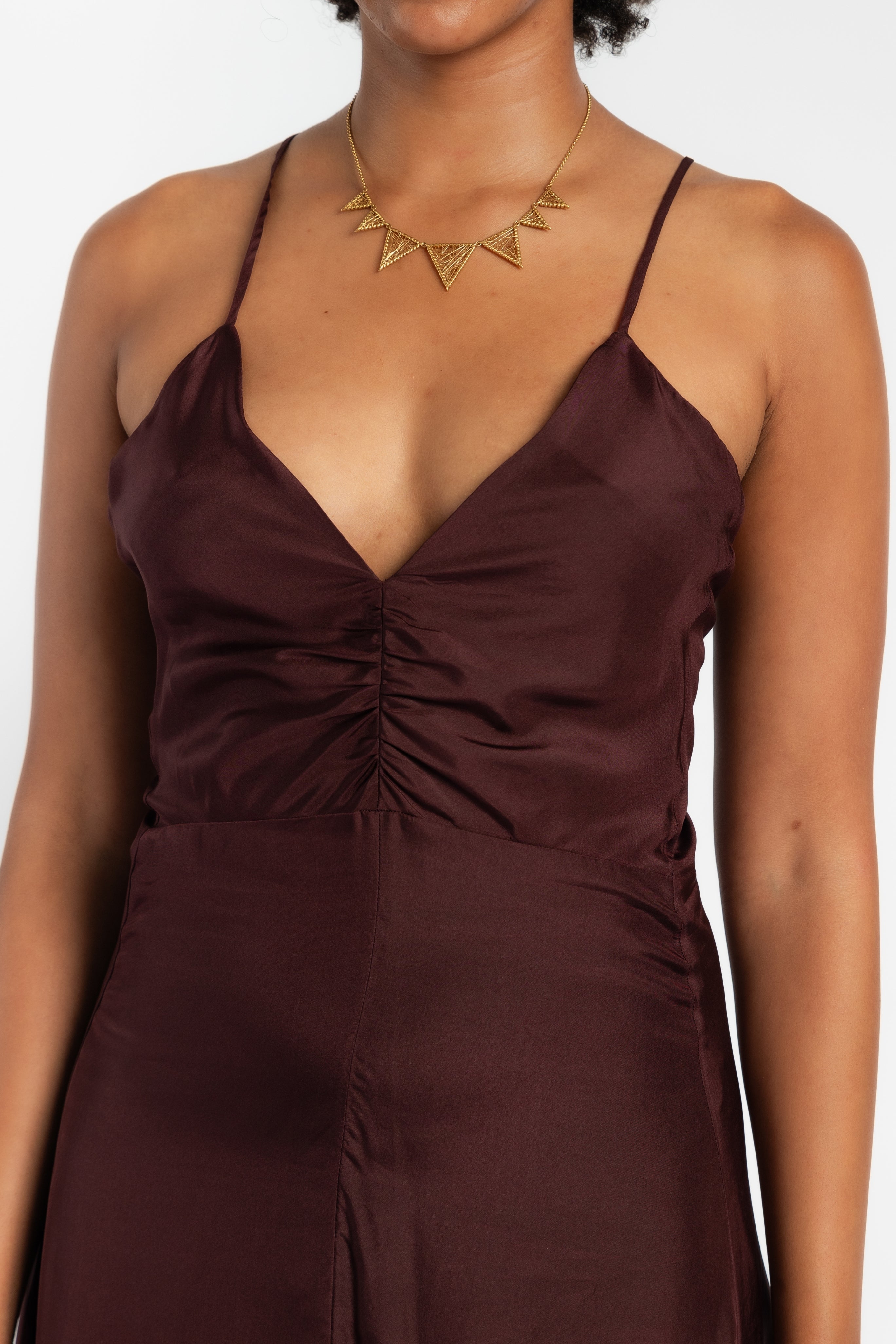 Habotai Silk Slip Dress
