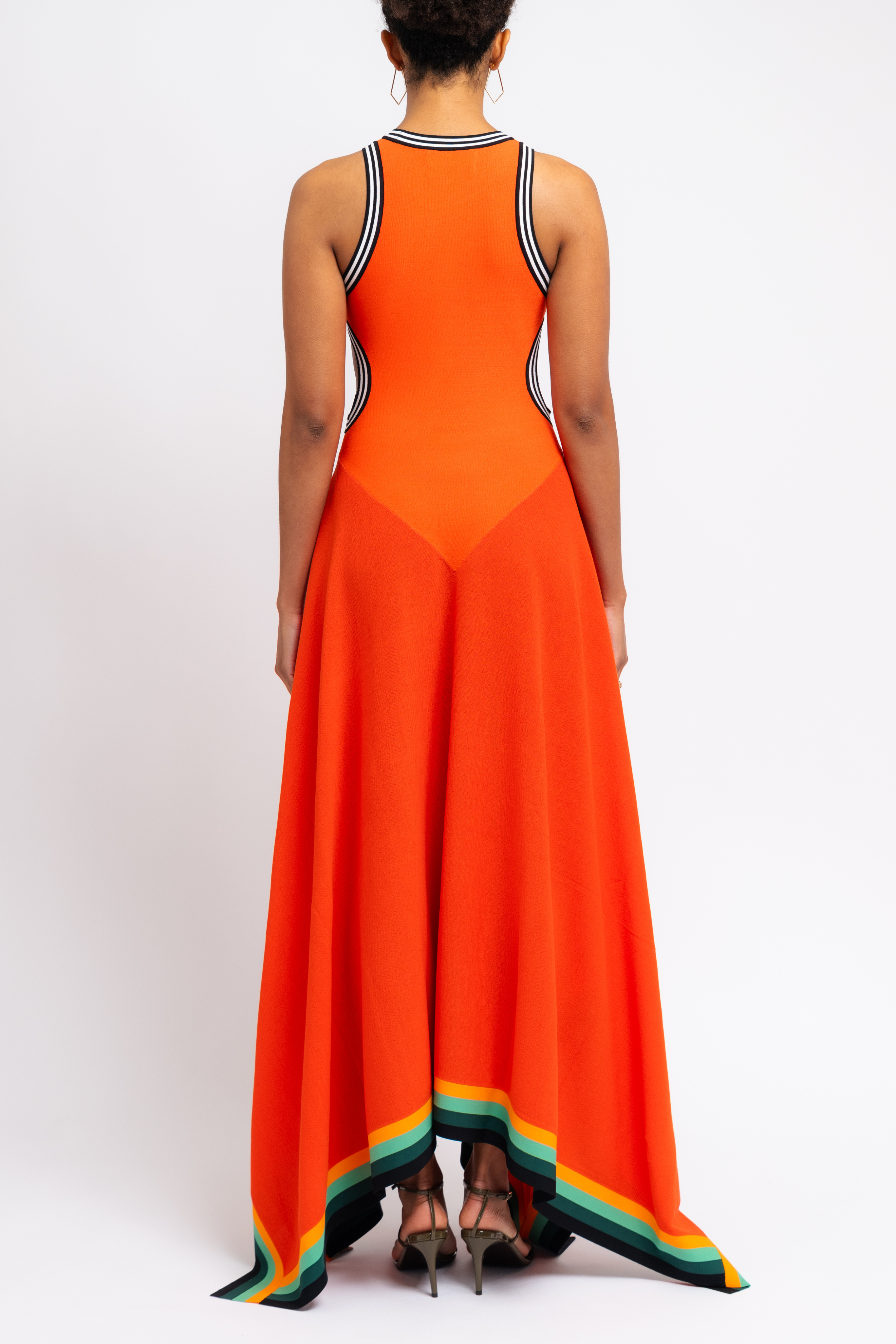 Hole Punch Maxi Dress