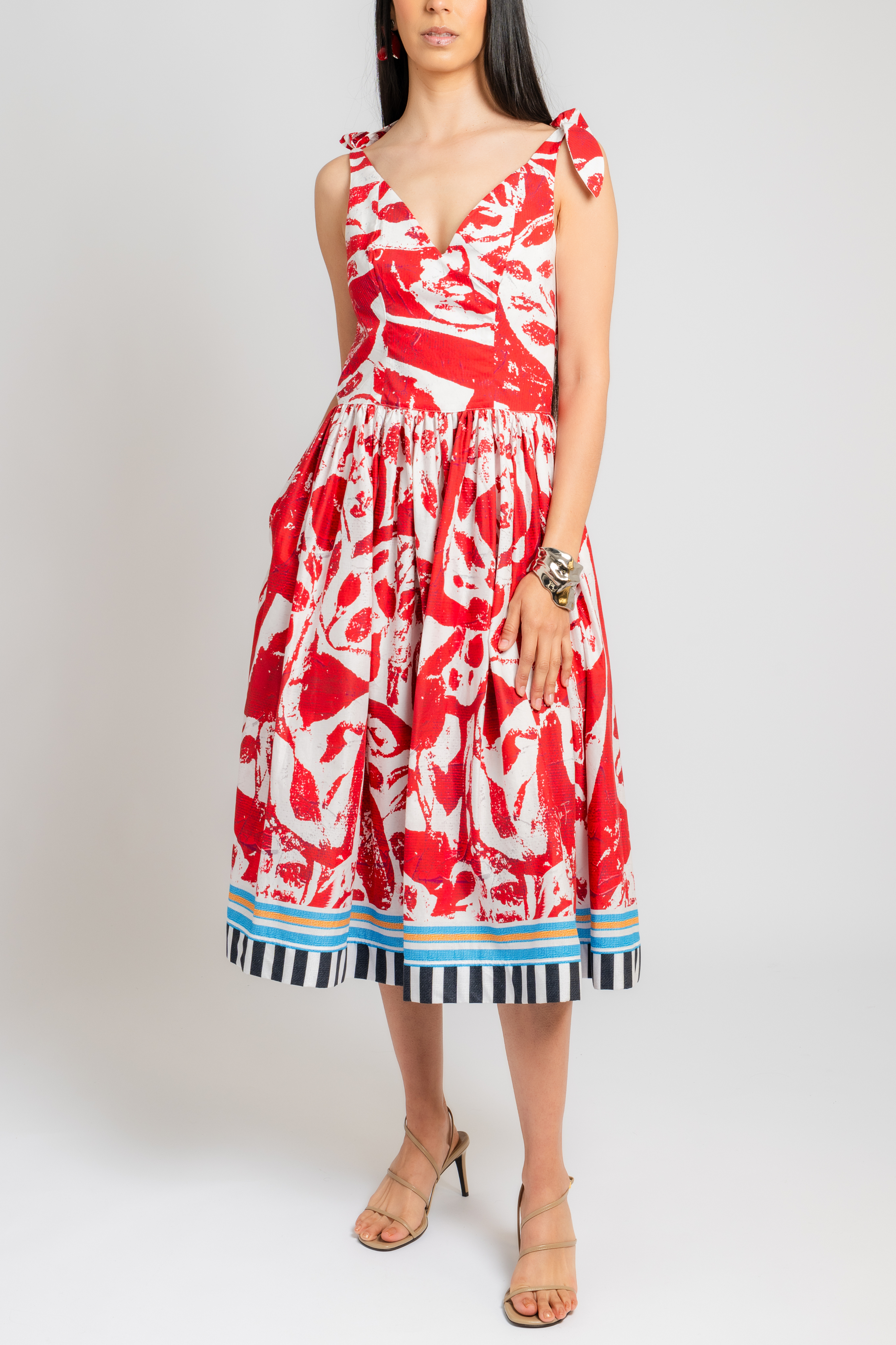 Shoulder Tie Dress