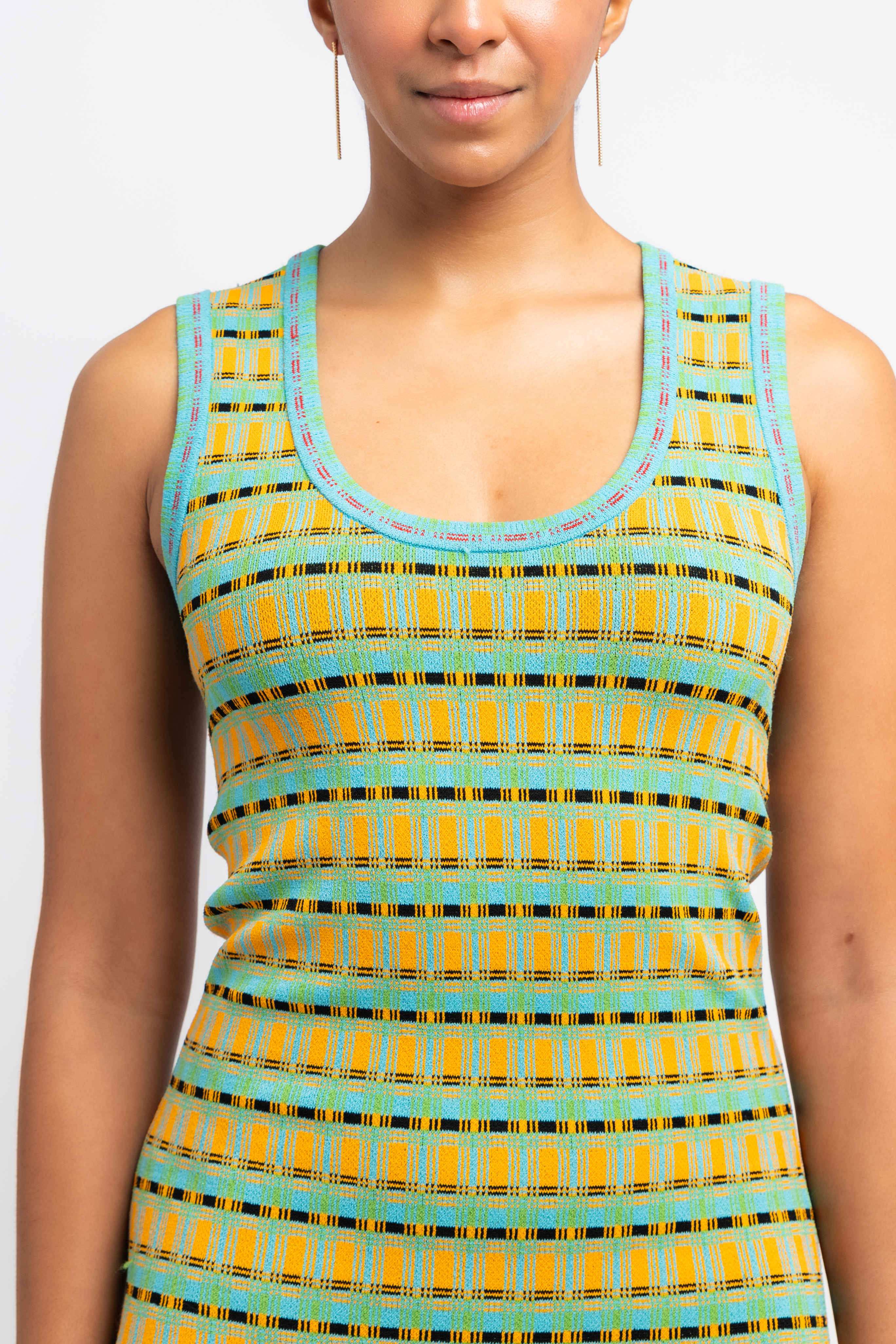 Juliette Stripe Wool Maxi Dress