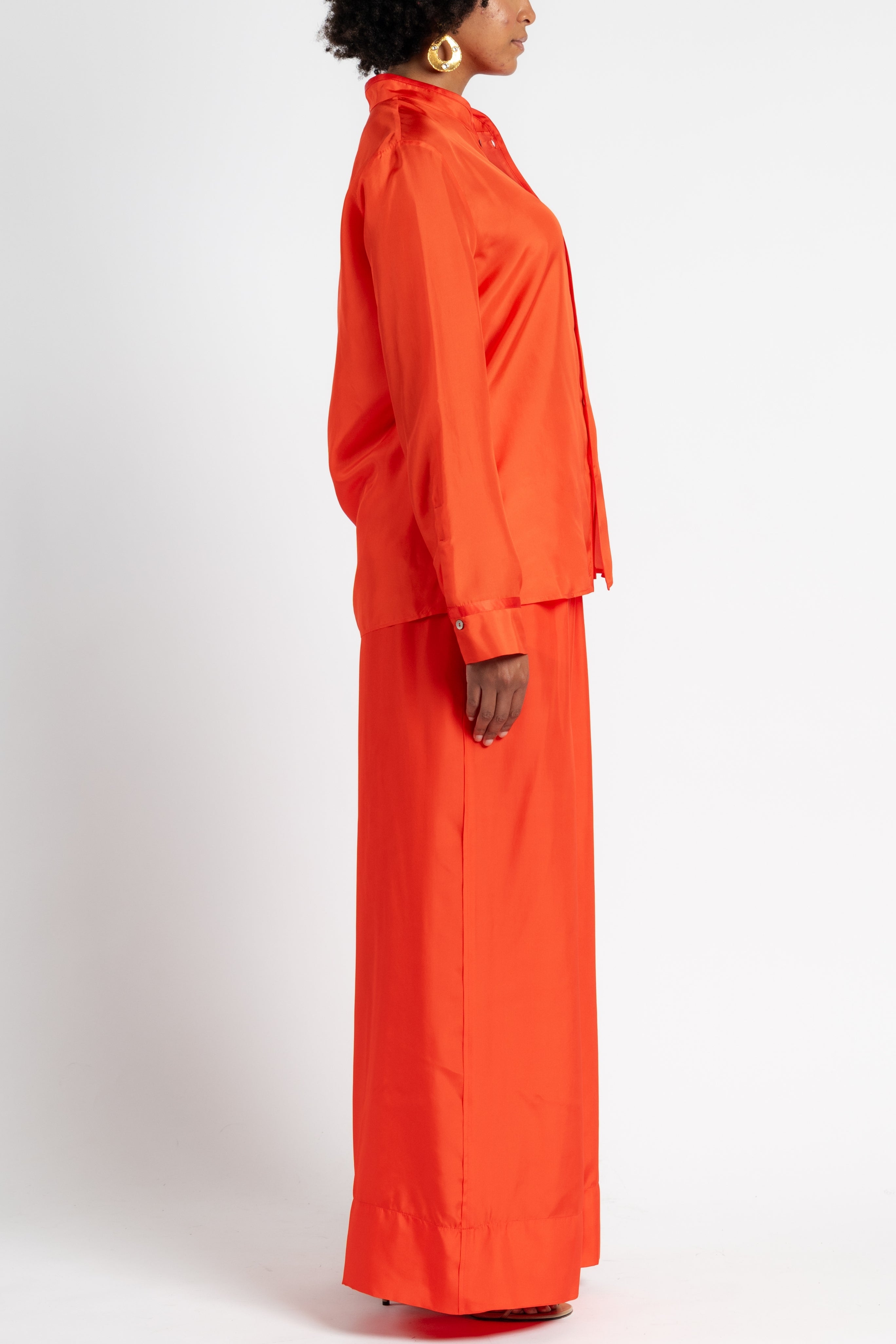 Habotai Silk Drawstring Pants