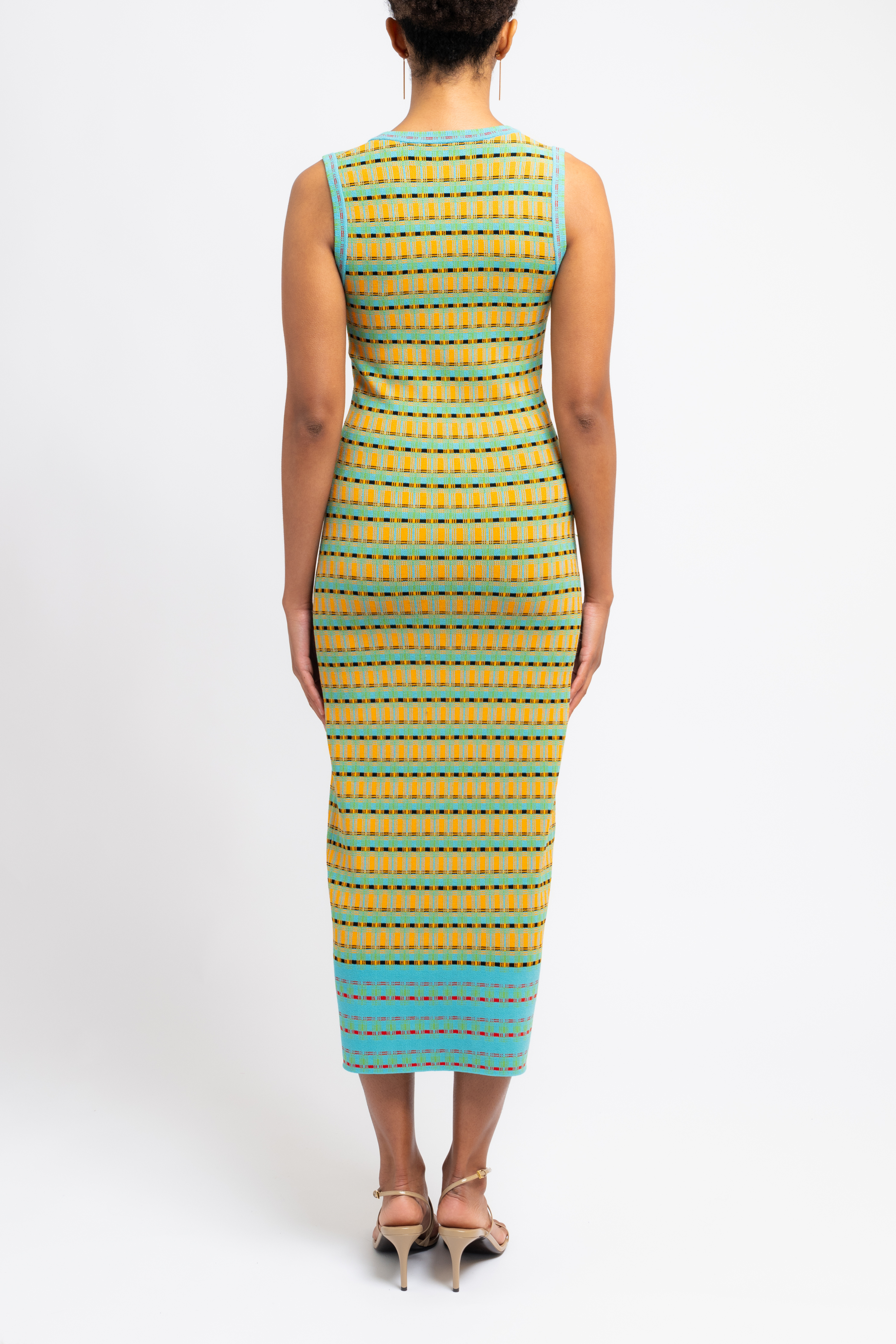 Juliette Stripe Wool Maxi Dress
