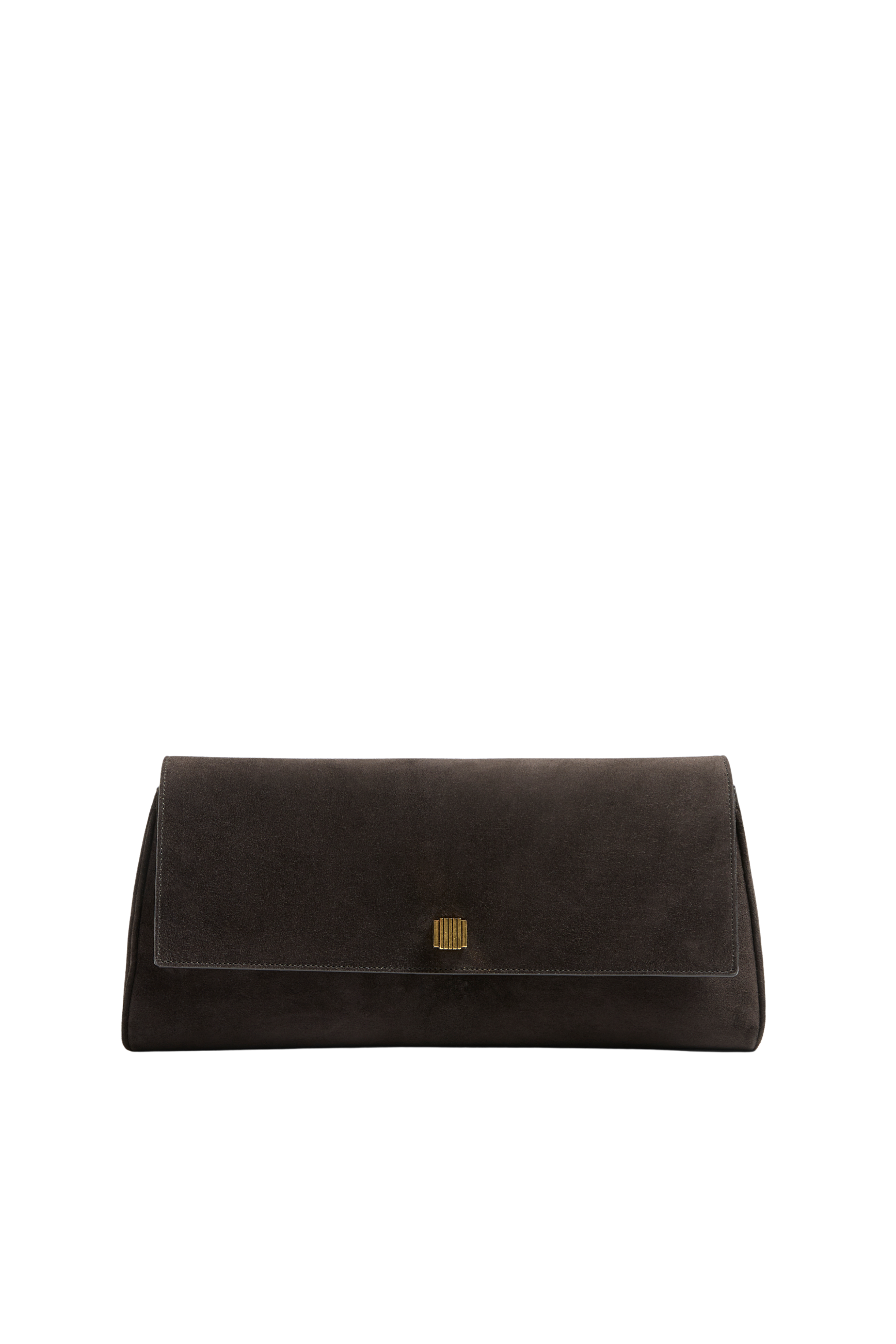 Audrey Clutch in Dark Brown