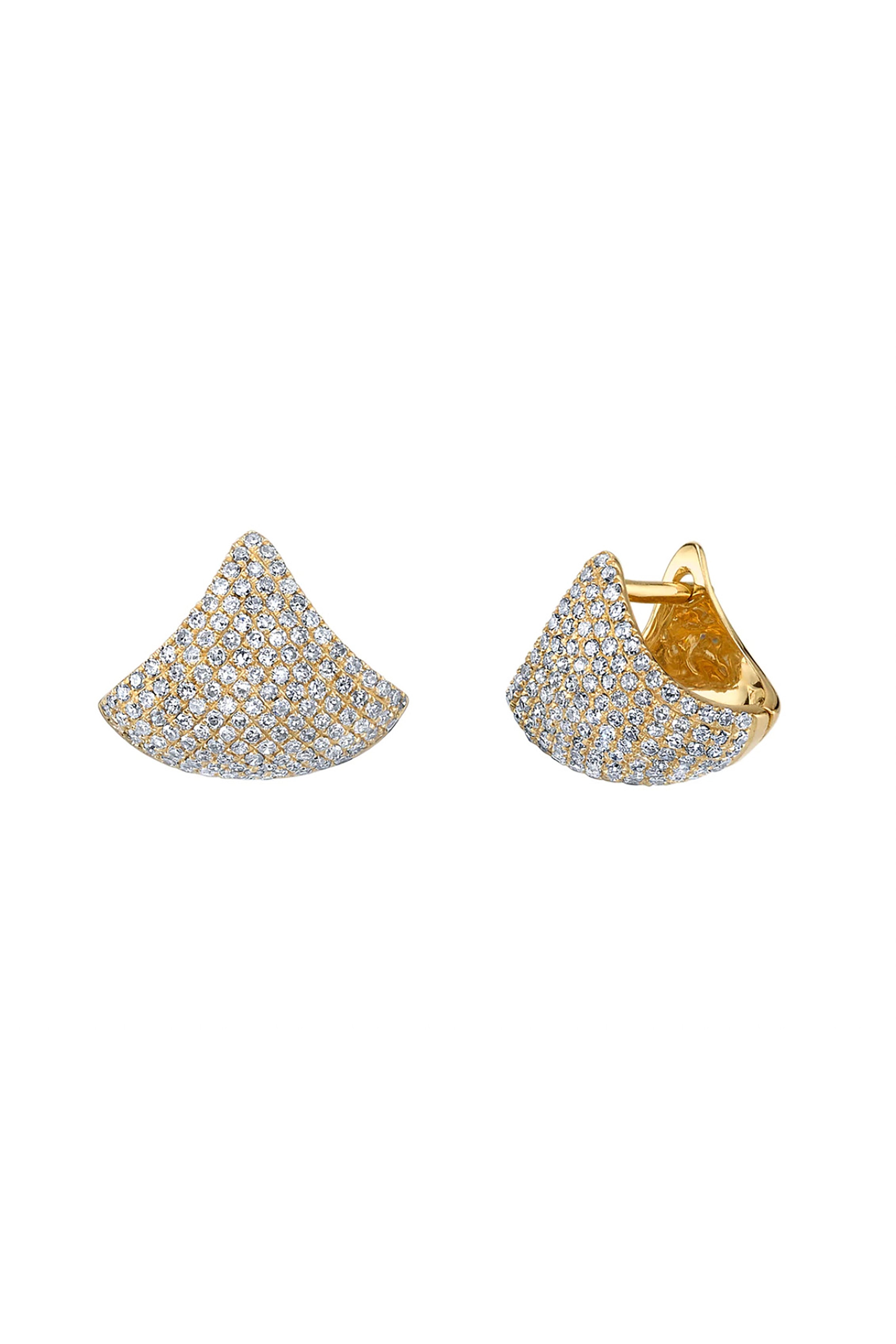 Diamond Pavé Apse Earrings