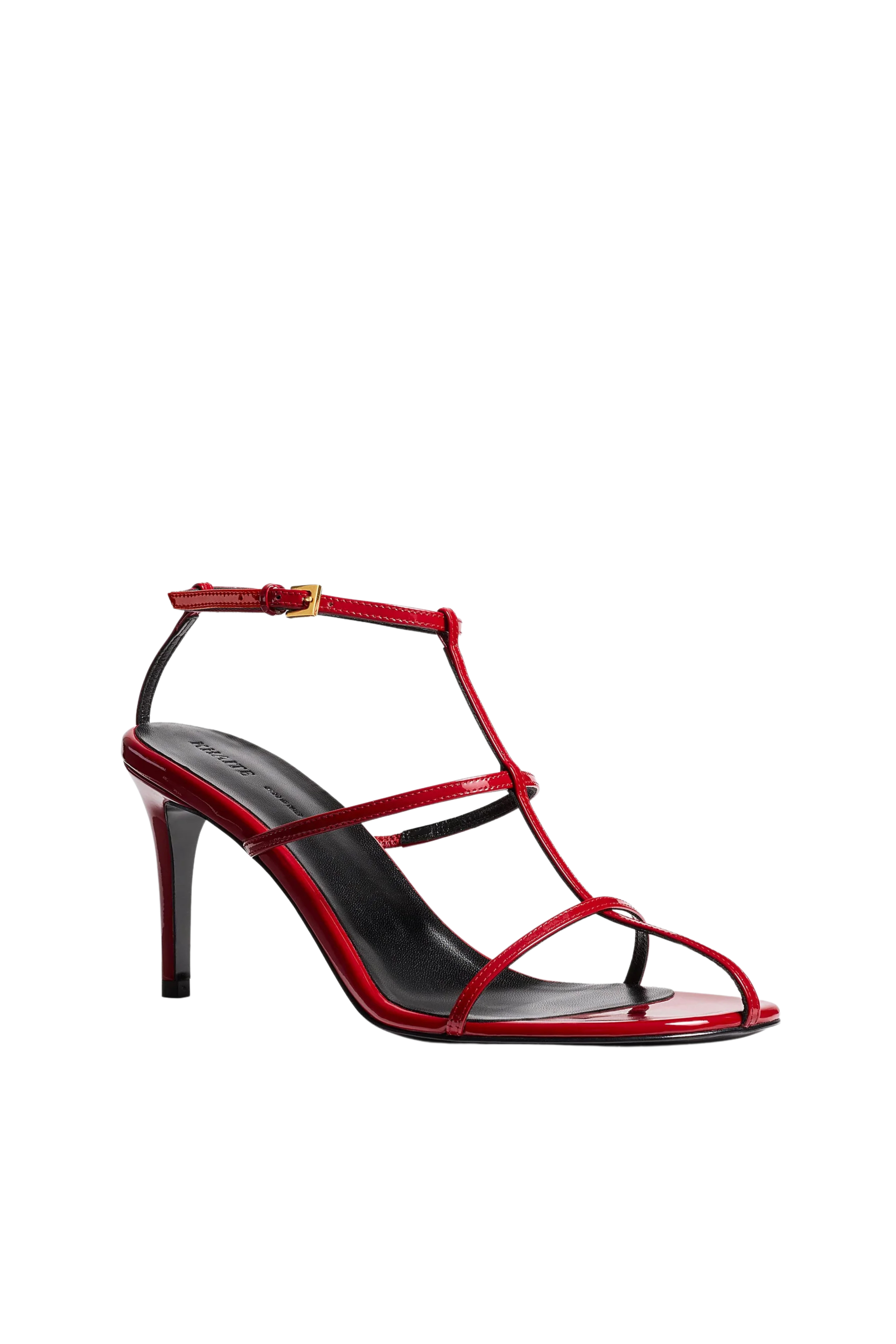 Cage Sandal in Red