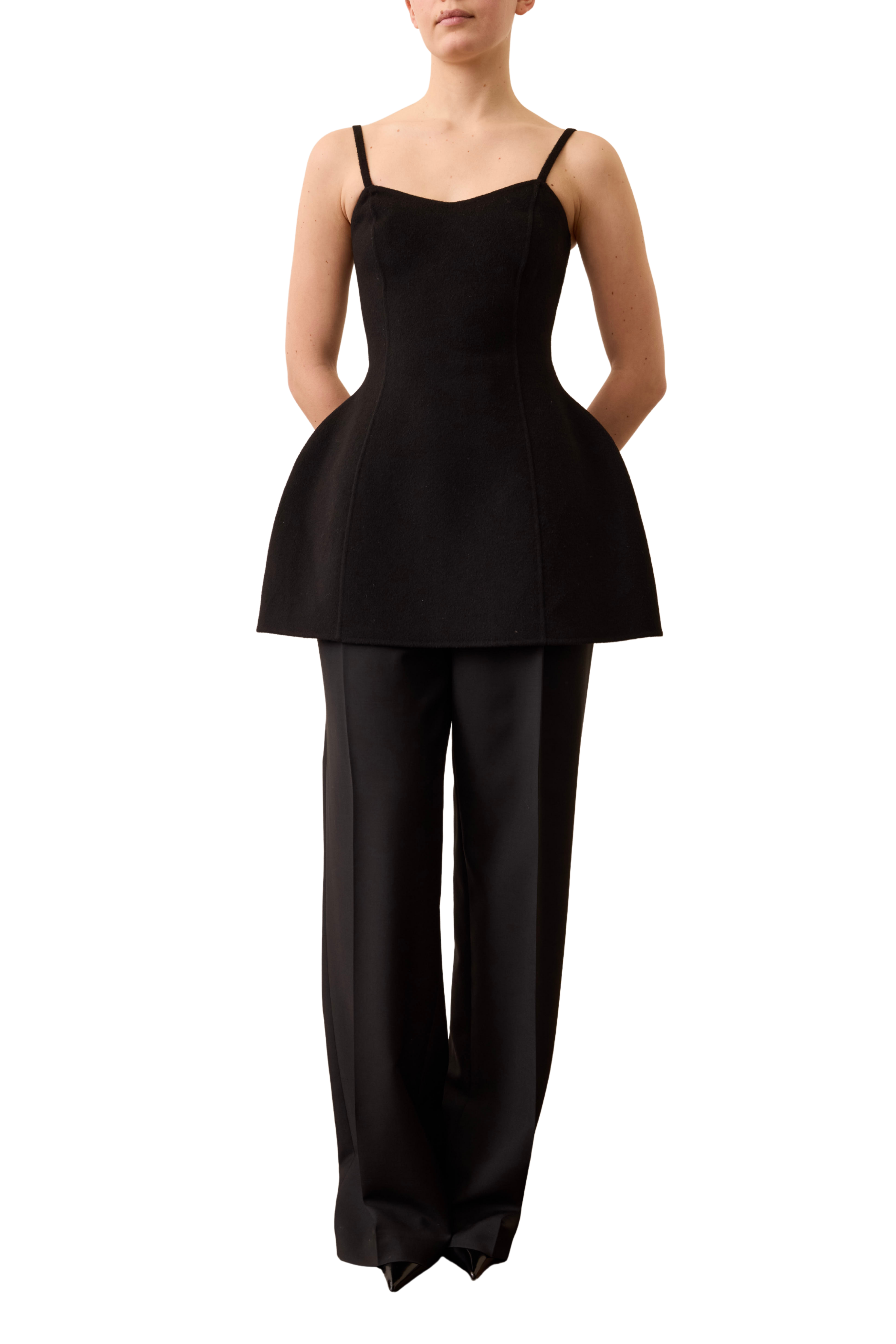 Bustier Double-Faced Top