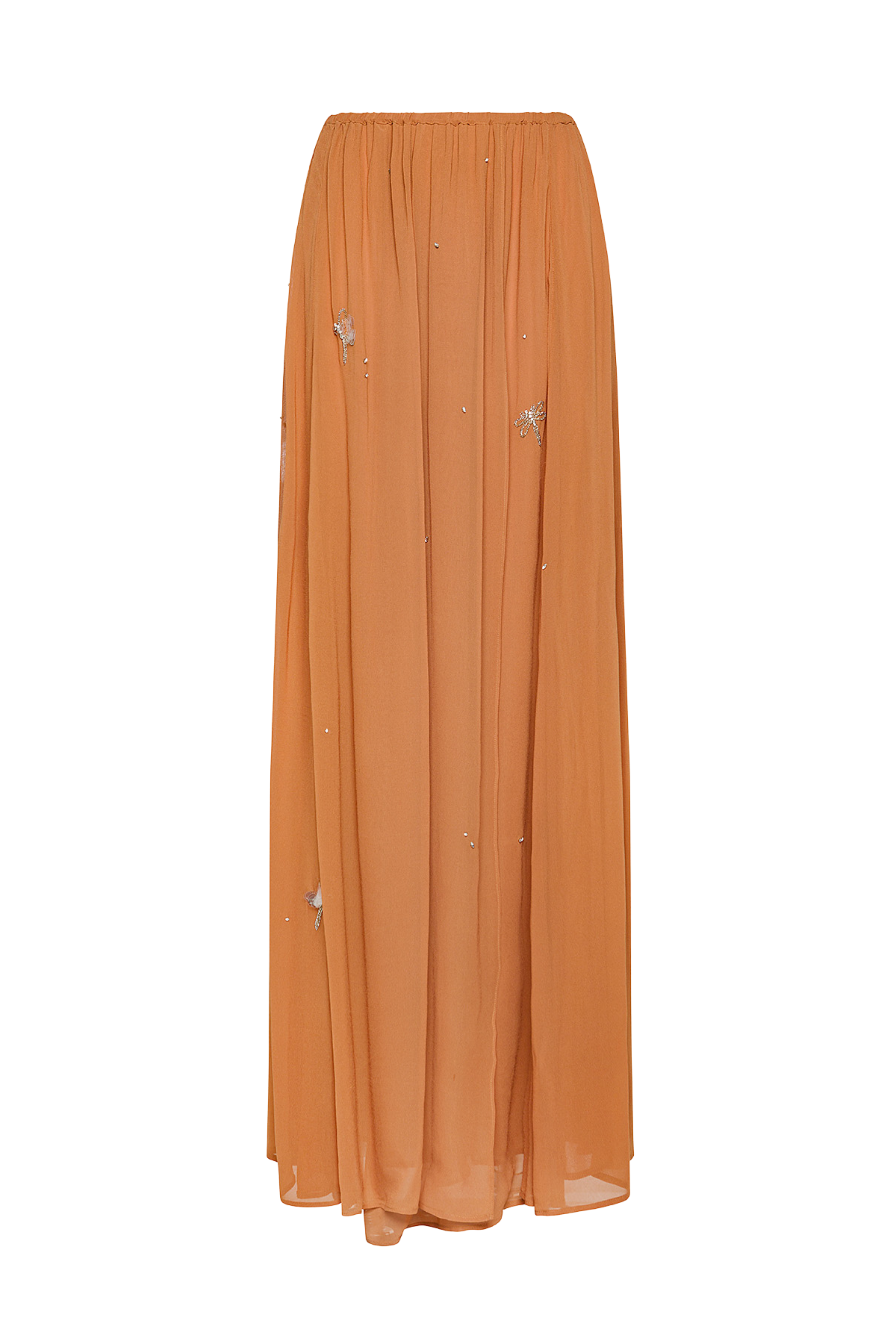 "Carousel Des Sylphes" Embroidery Long Skirt