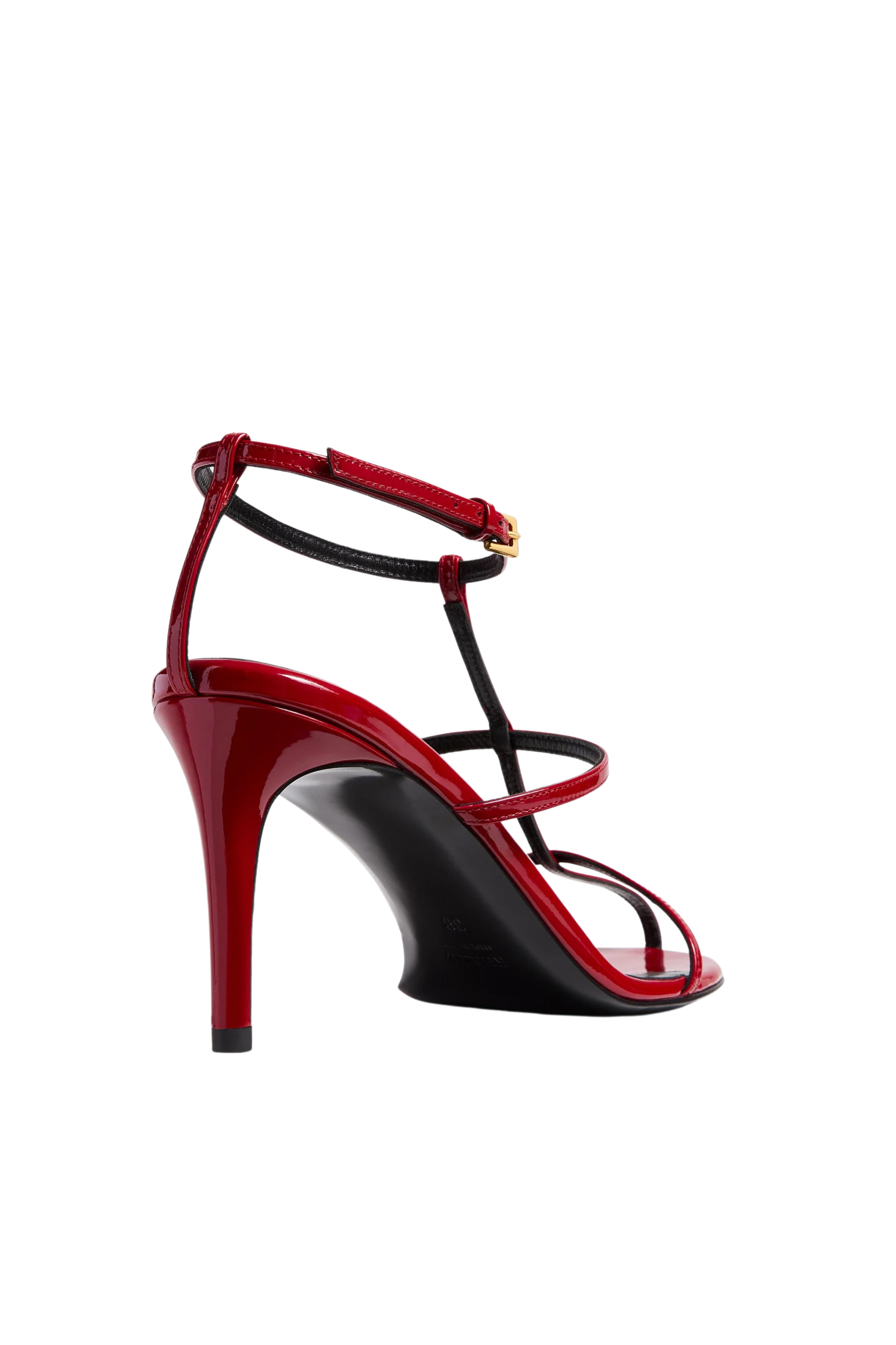 Cage Sandal in Red