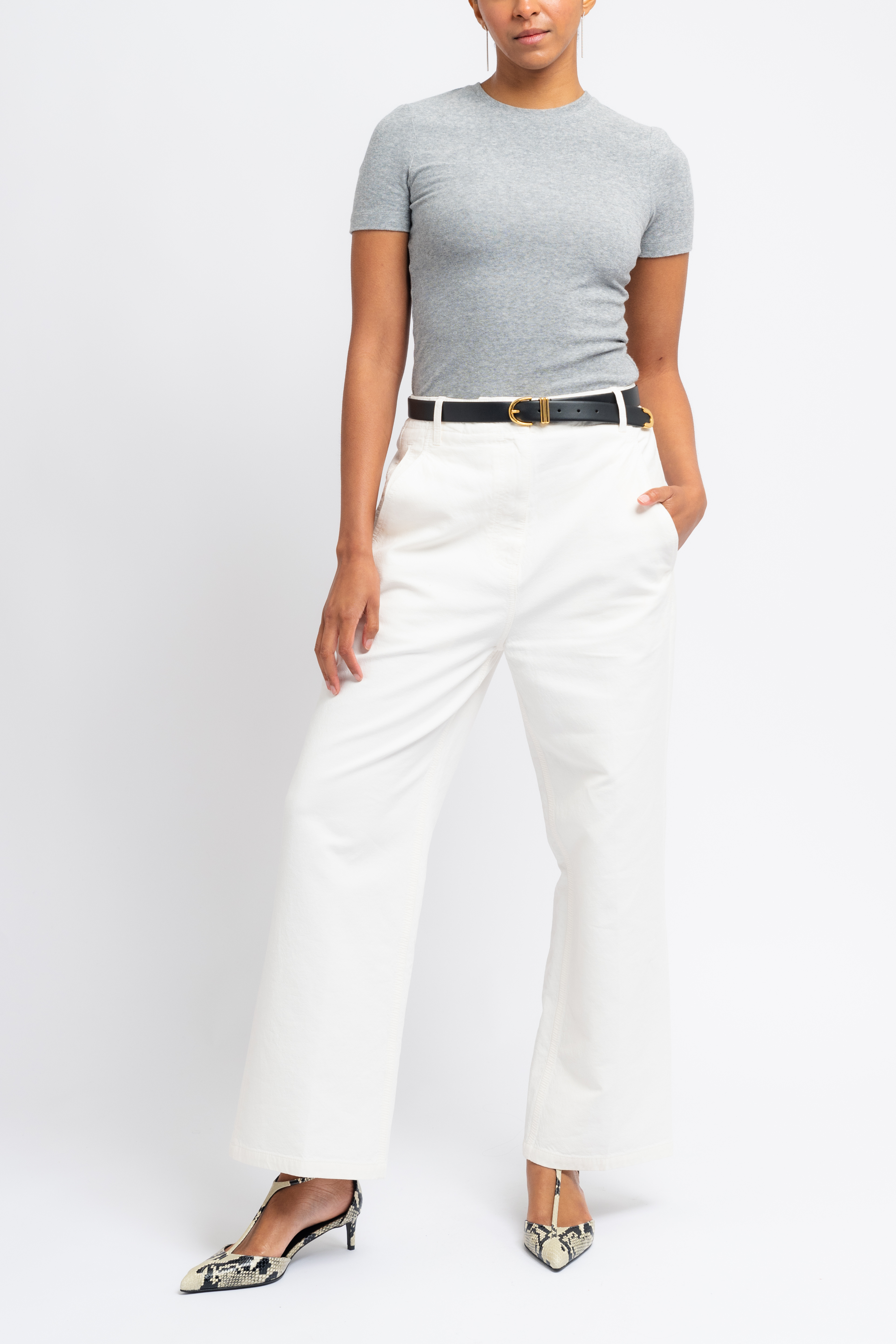 Garment Dyed Cotton Dobby Barry Jean