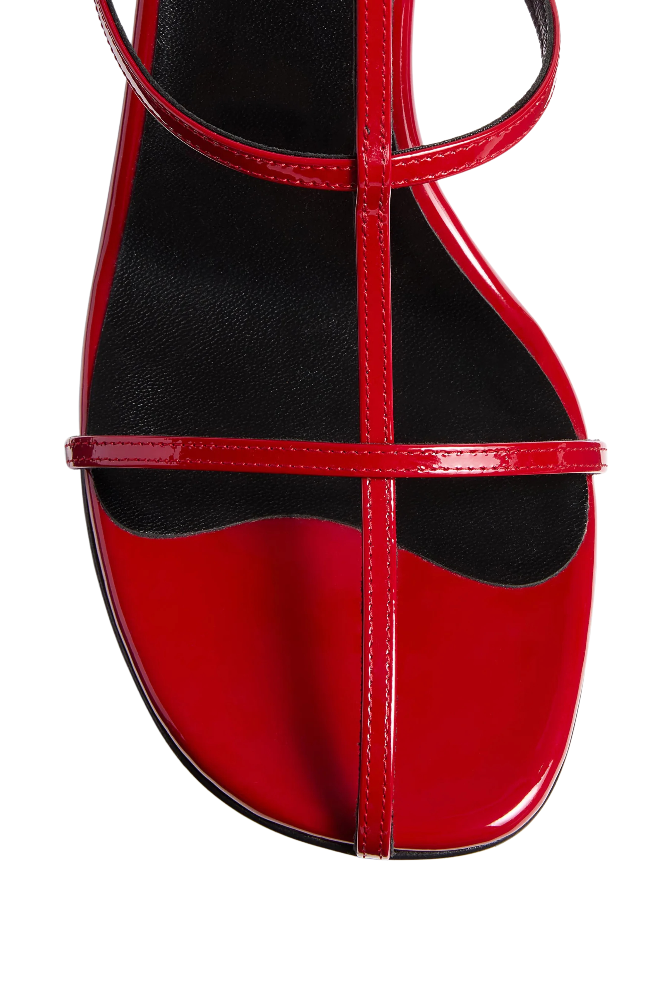 Cage Sandal in Red