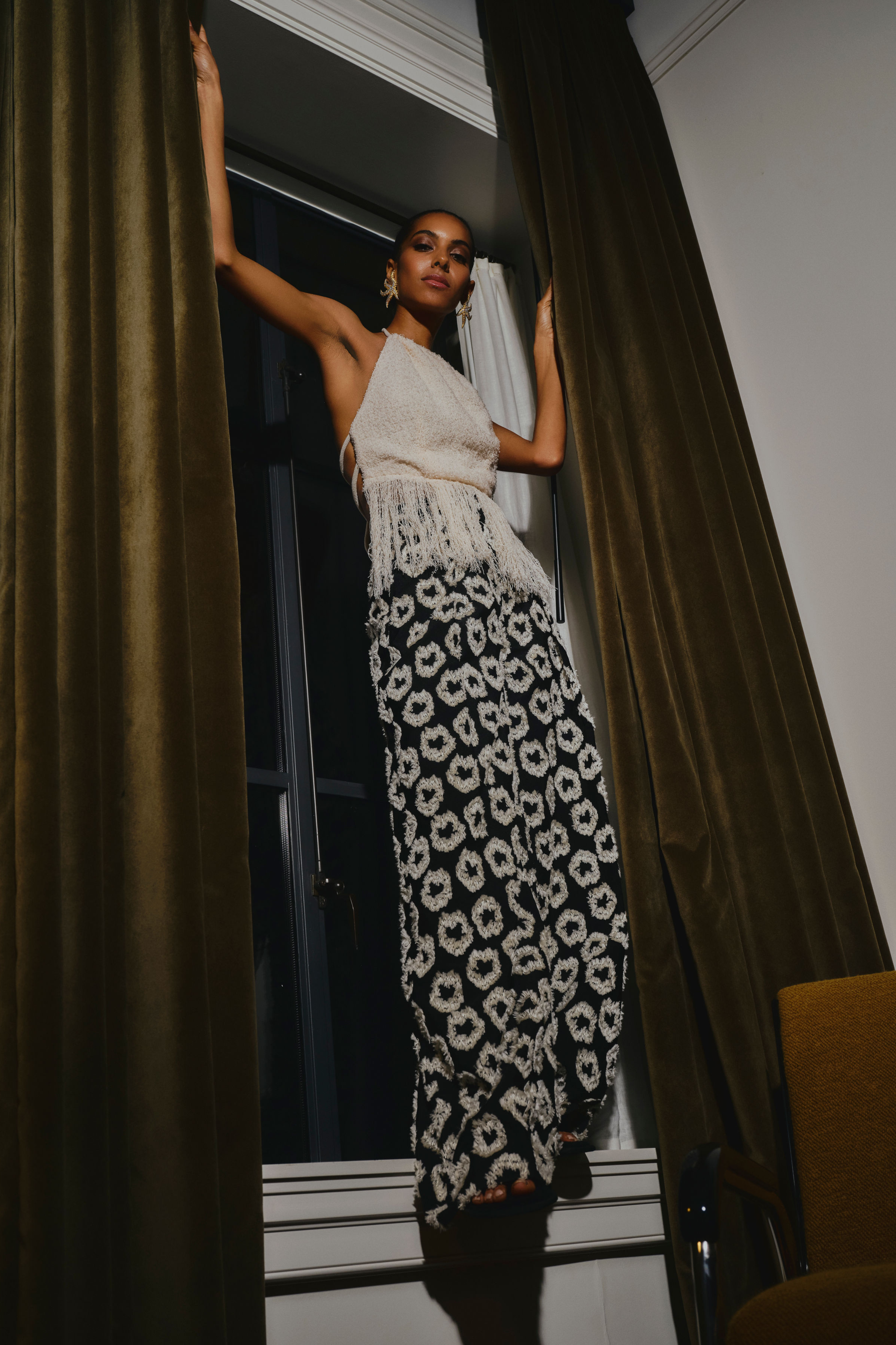 ULLA JOHNSON Cai Embroidered Pant