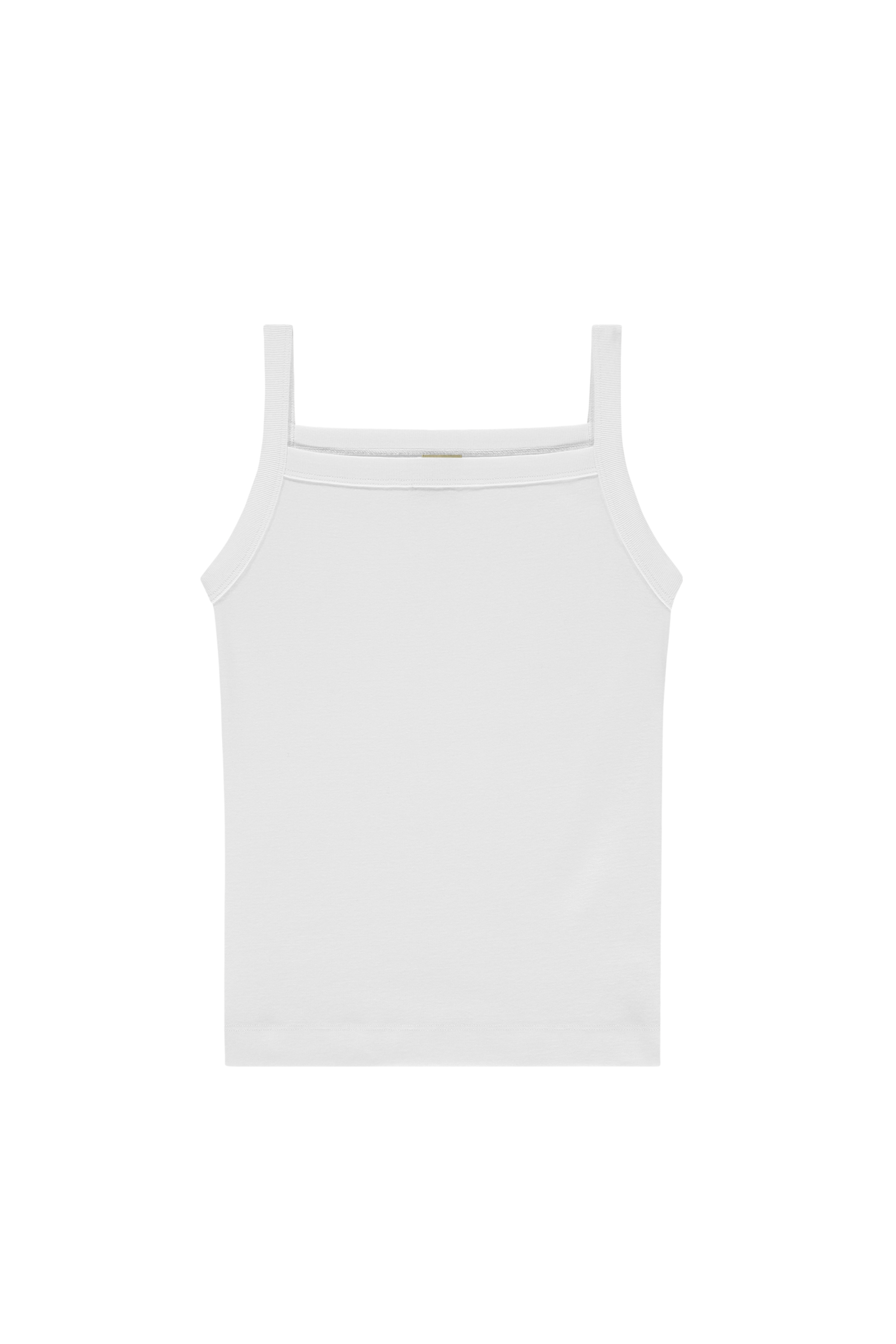 FLORE FLORE May Square Neck Cami in White