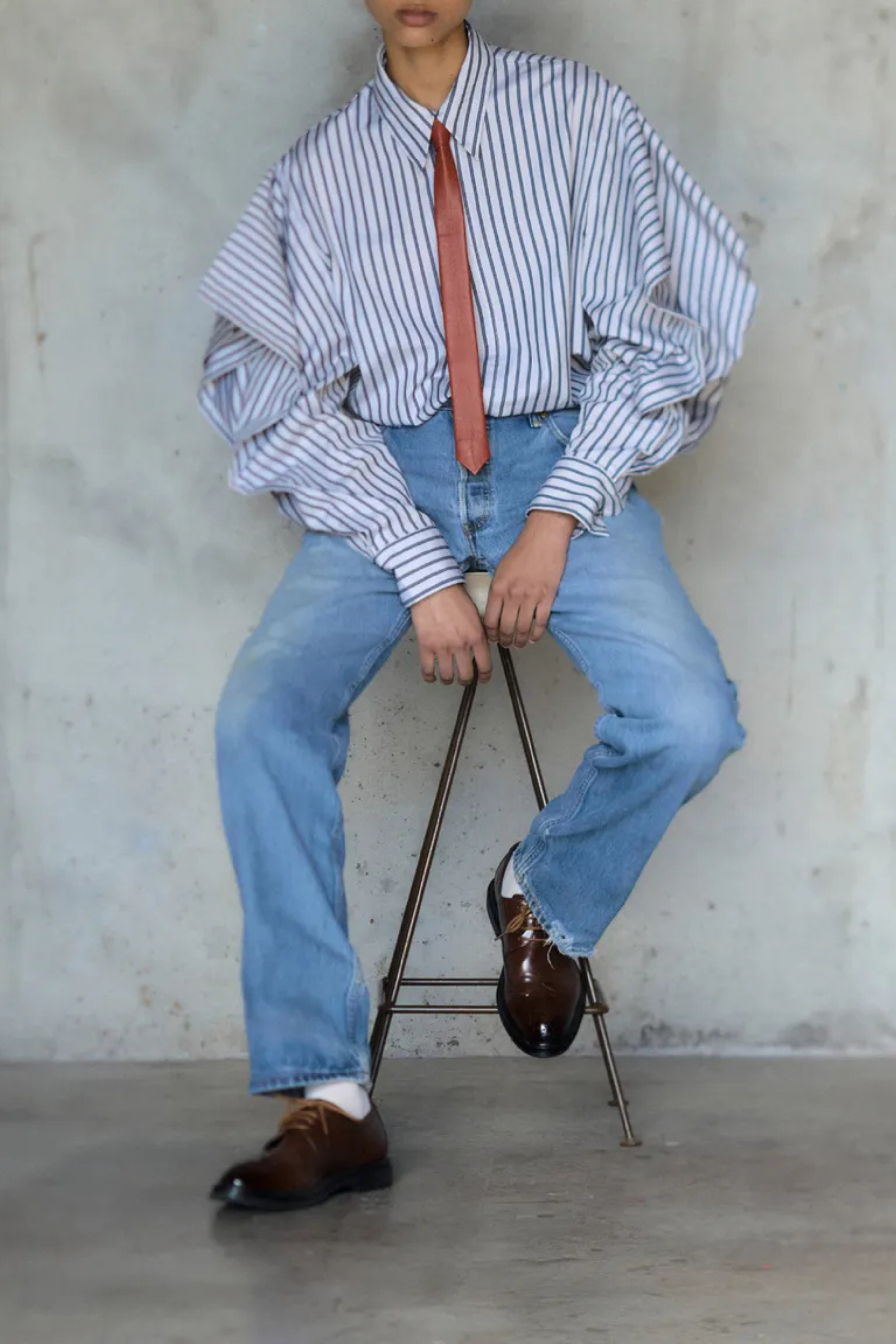 Stripe Book Sleeve Shirt