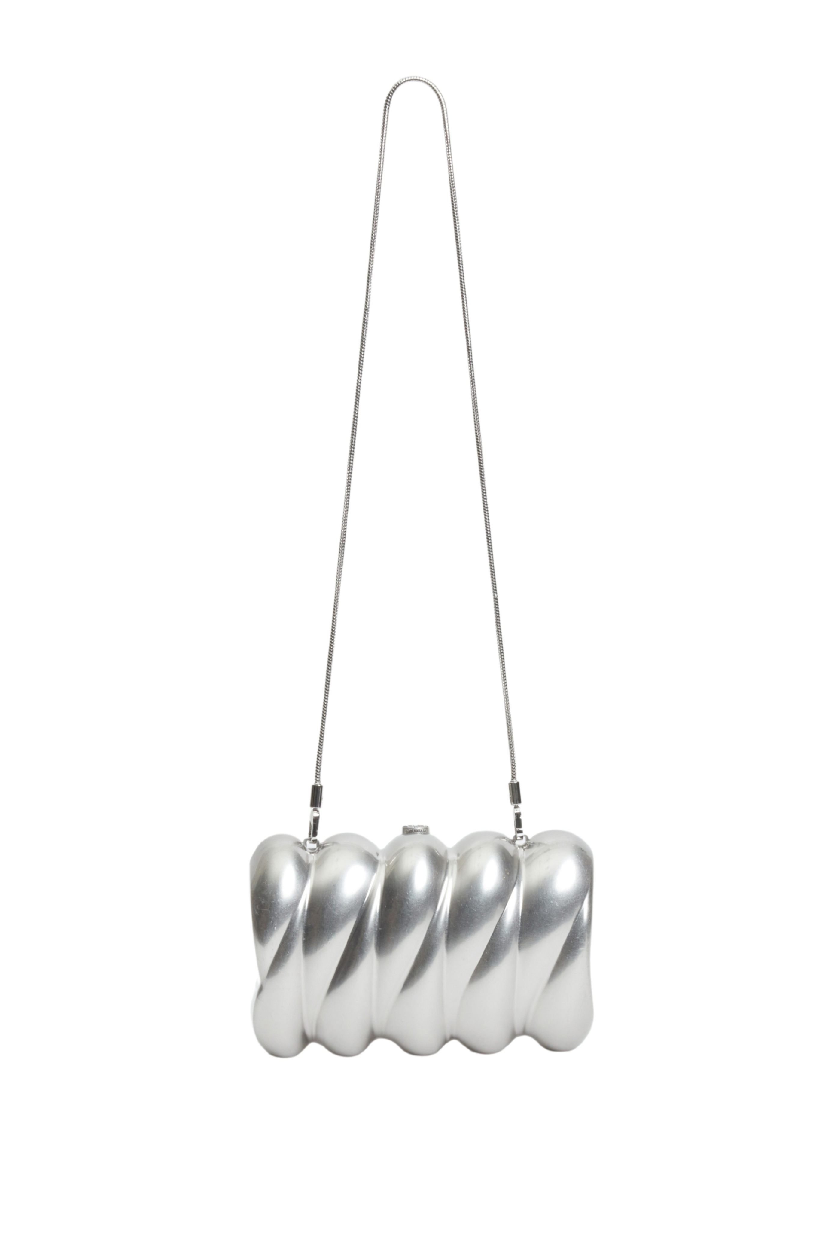 Reya Clutch in Silver