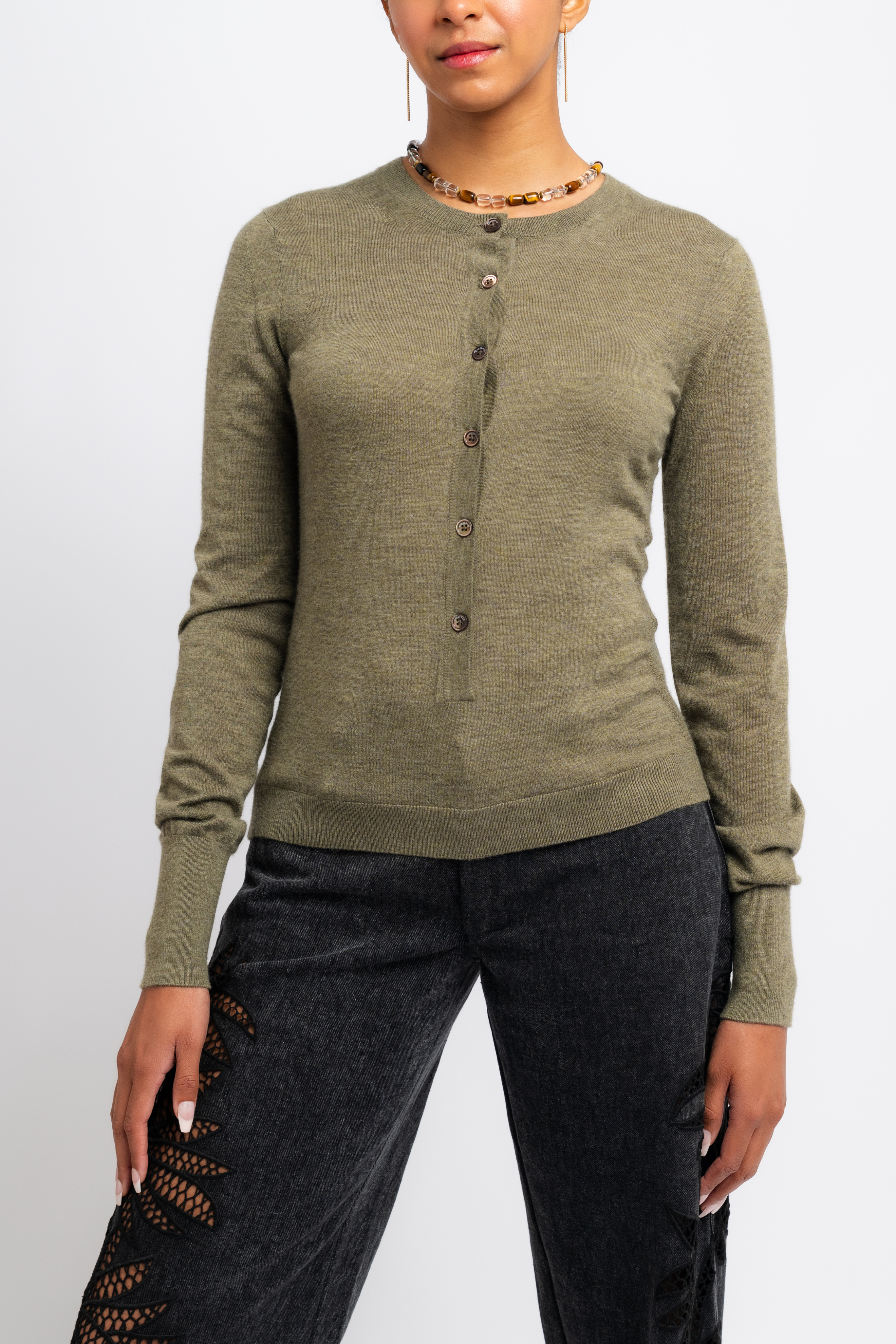 Barton Ribbed Knit Henley