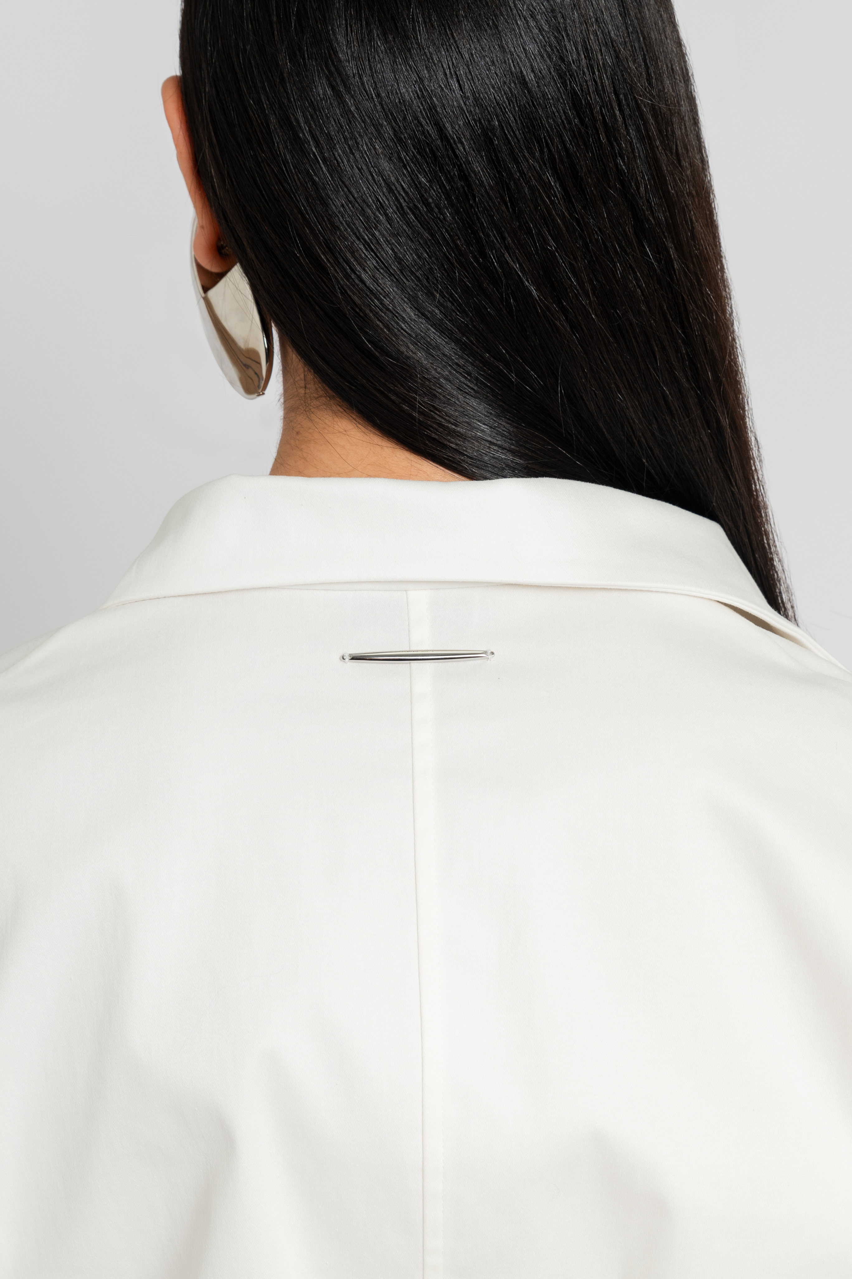 Stitched Oversized Wrap Shirt