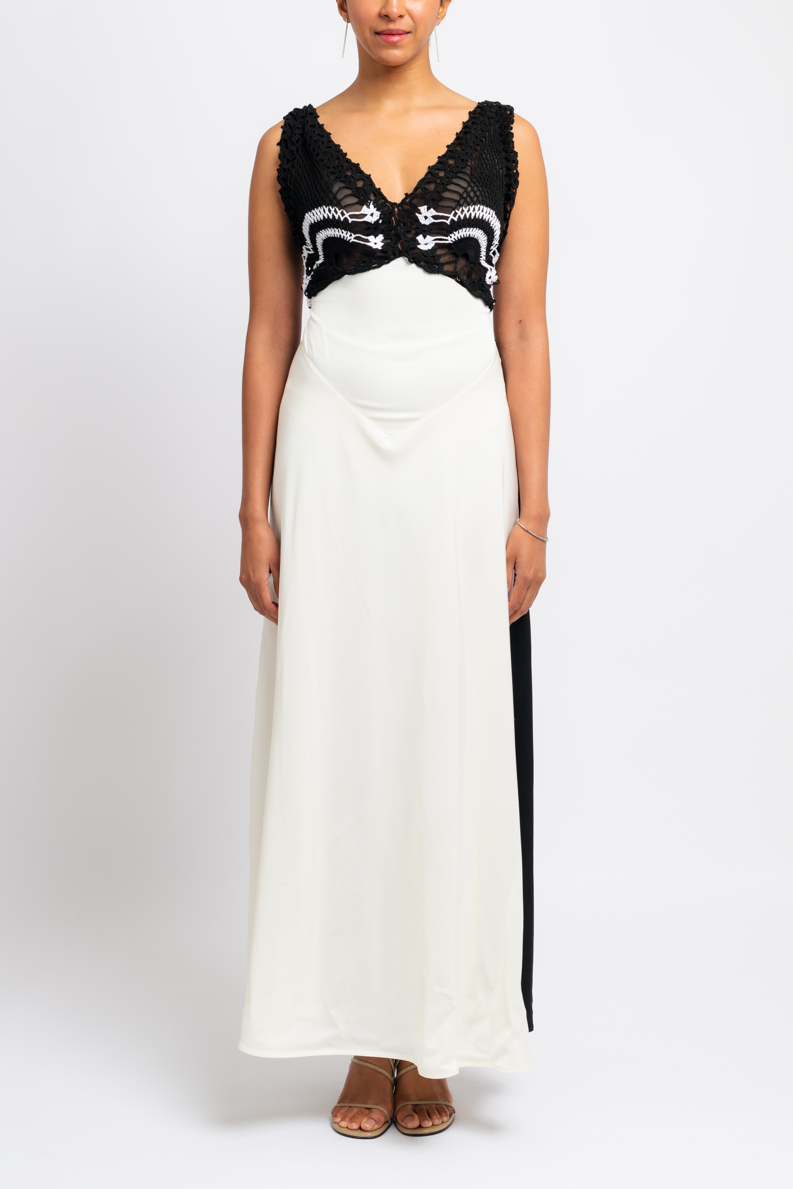 Pavona Crochet Maxi Dress