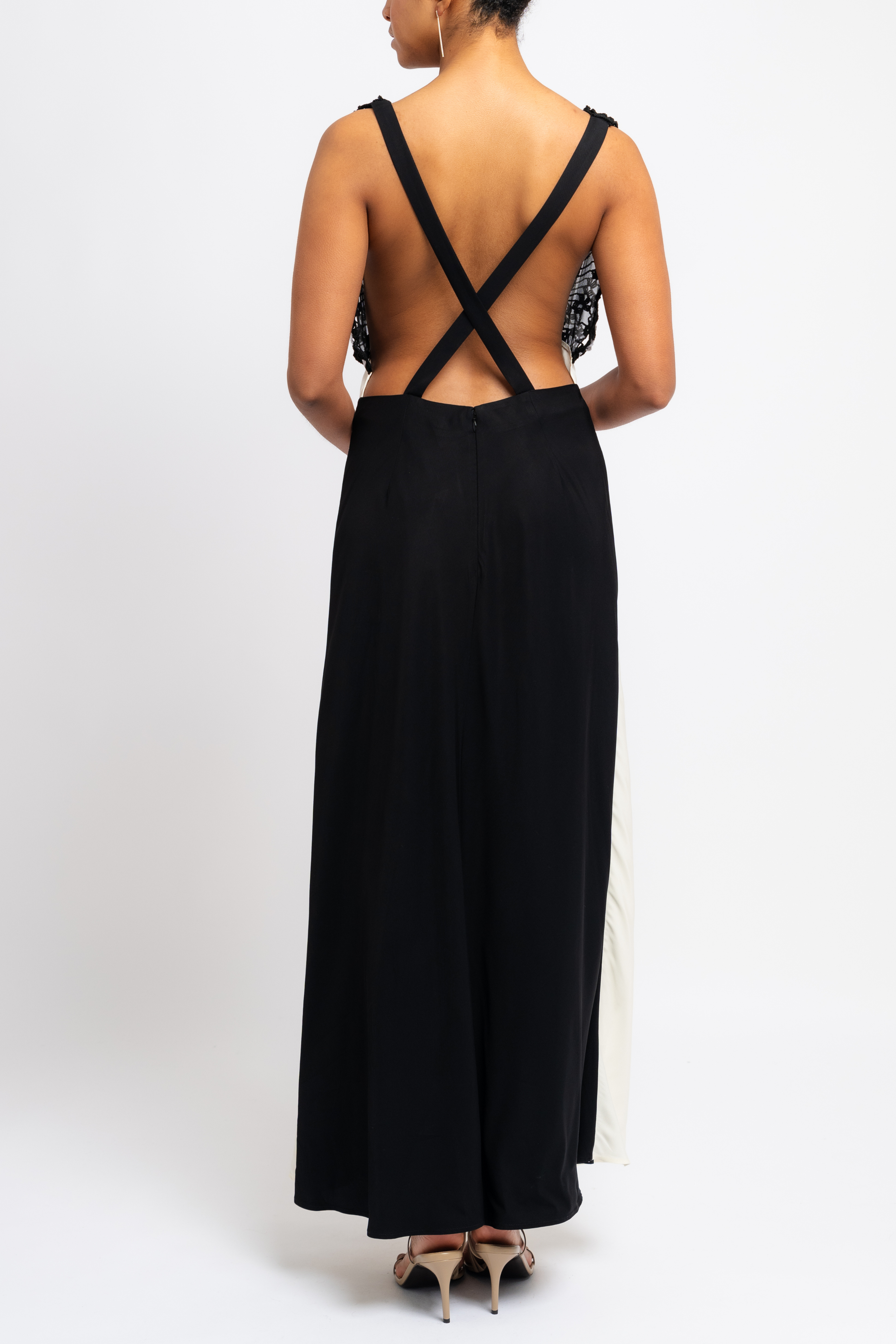 Pavona Crochet Maxi Dress