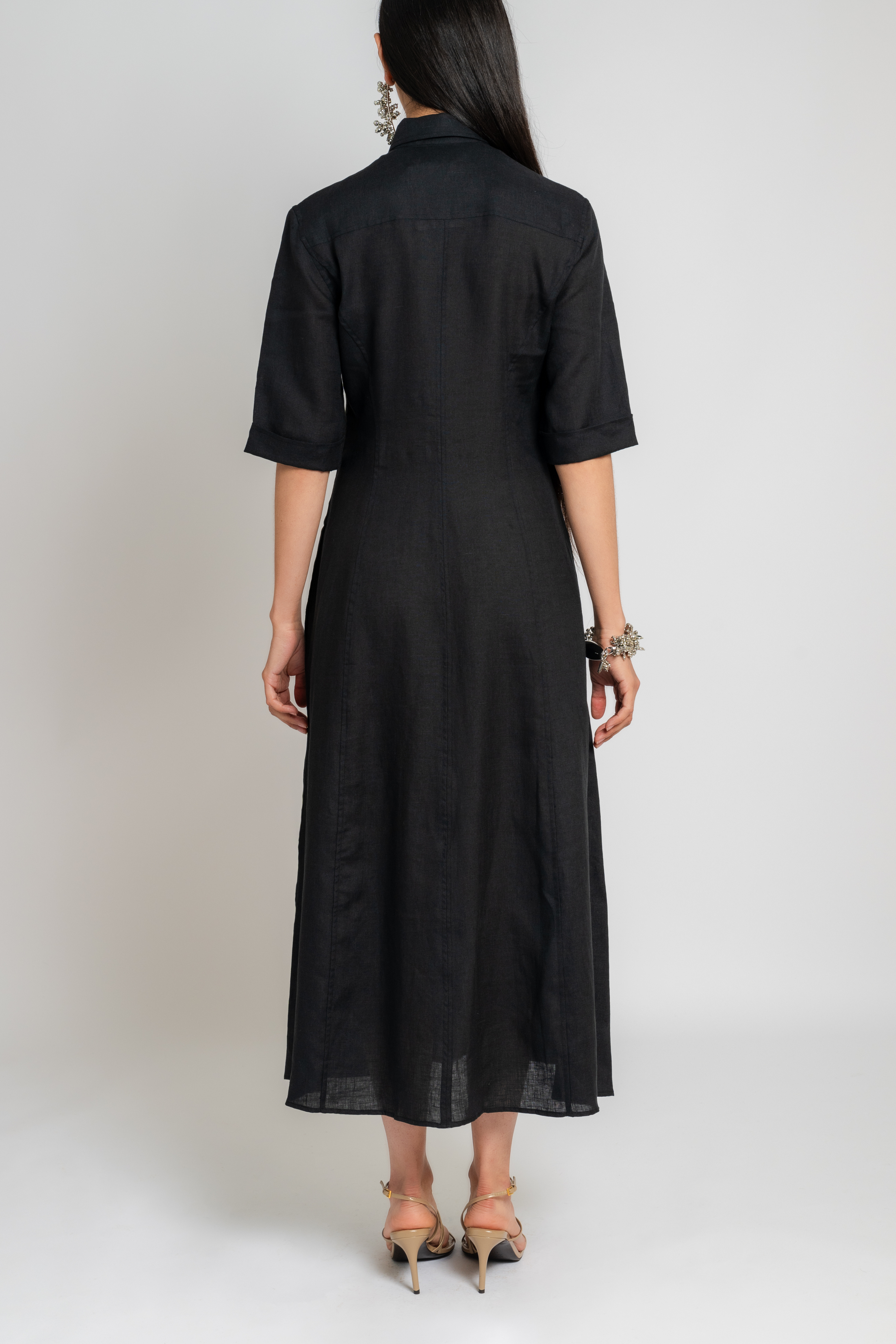 Panel Shirt Dress