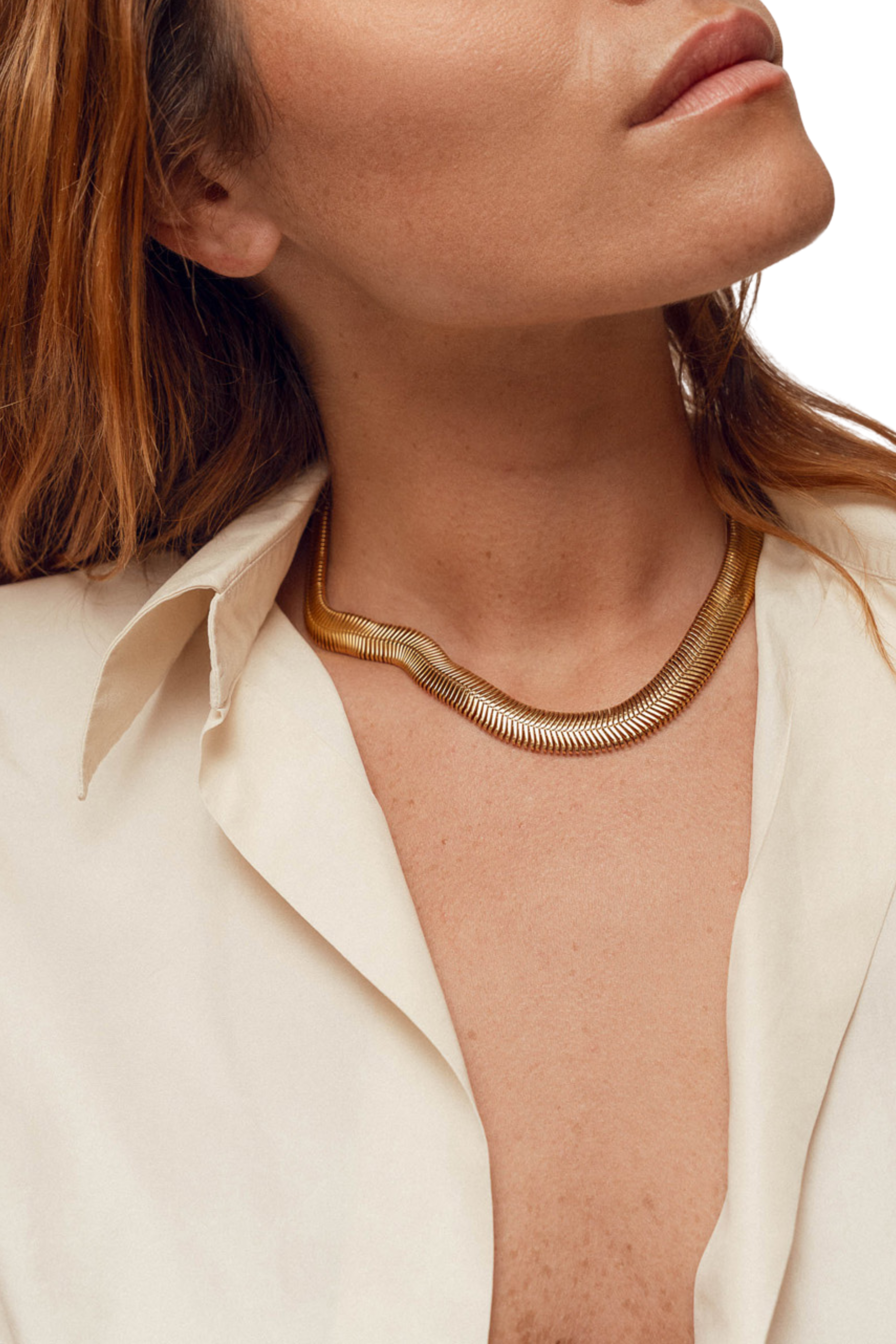 Snake Gold Chain Necklace