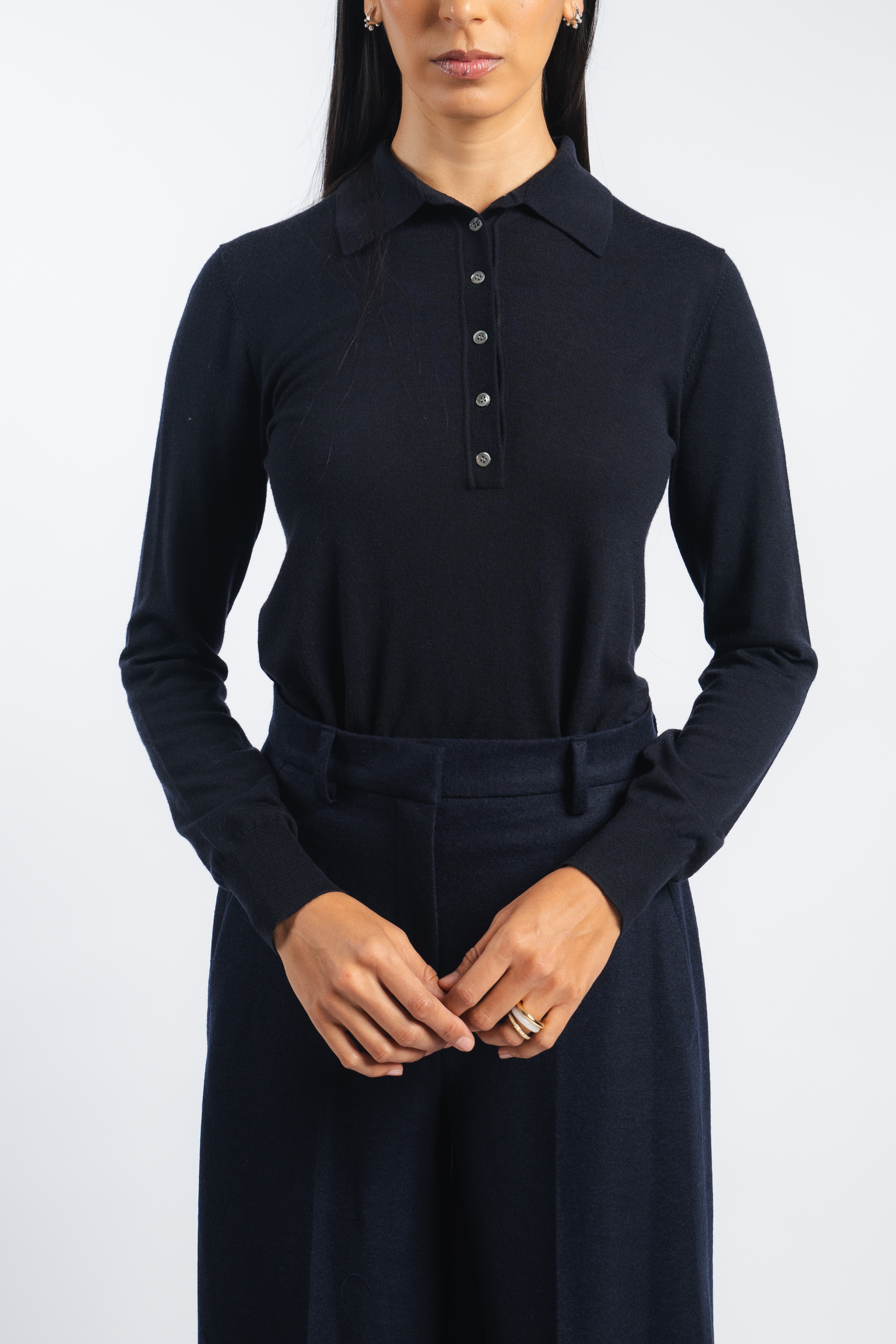 Polo Pullover Top