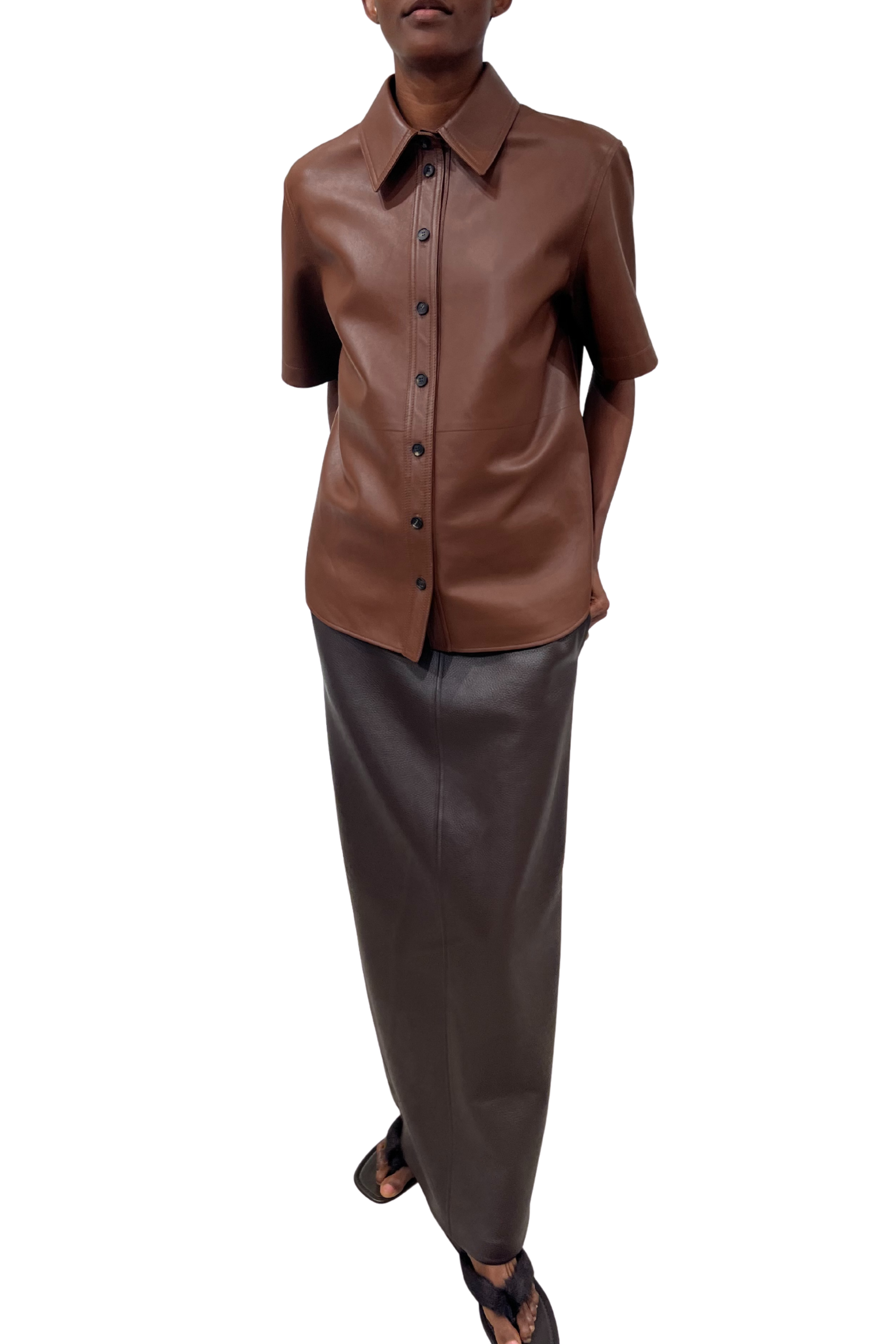 Leather Maxi Skirt