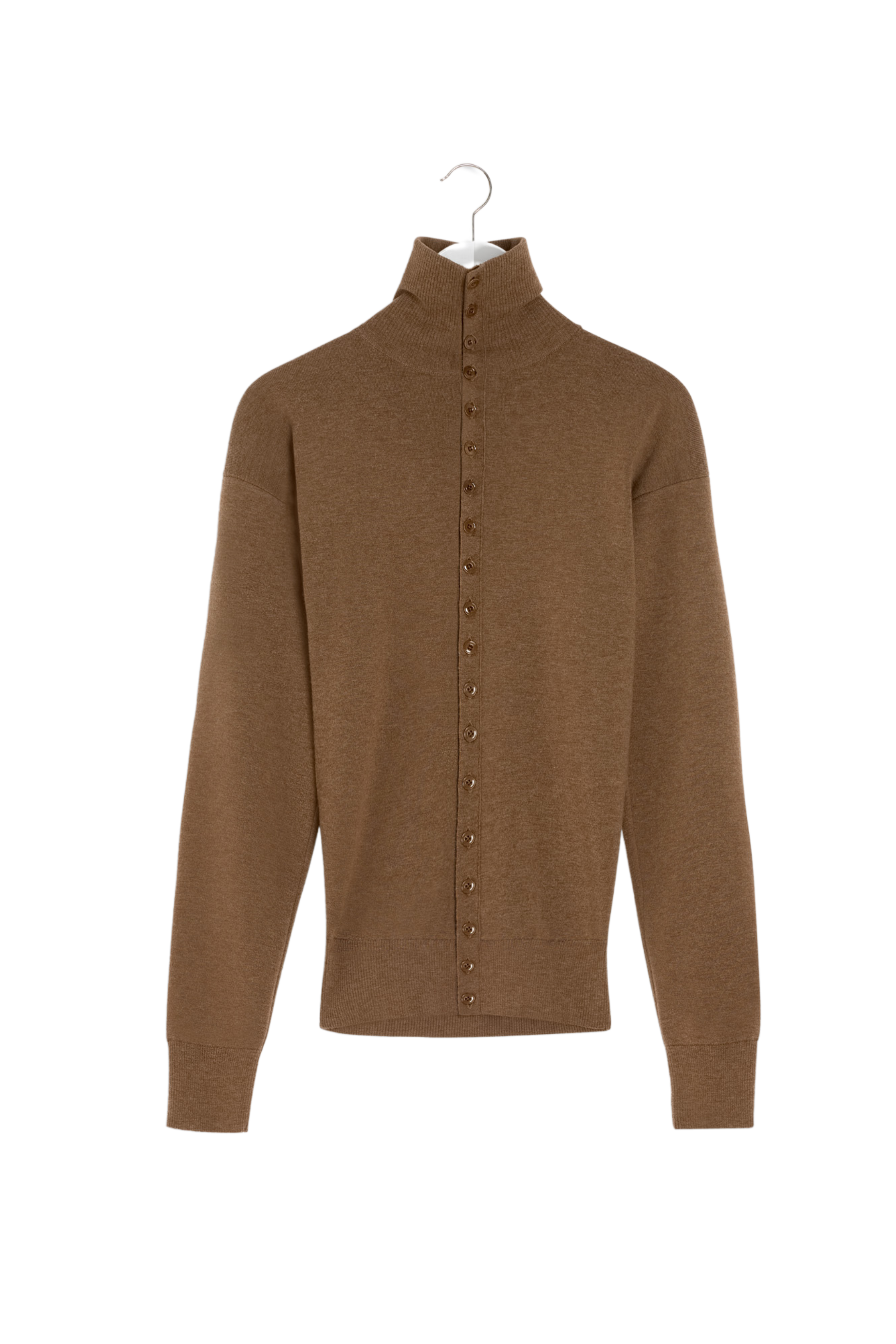Buttoned Fitted Cardigan