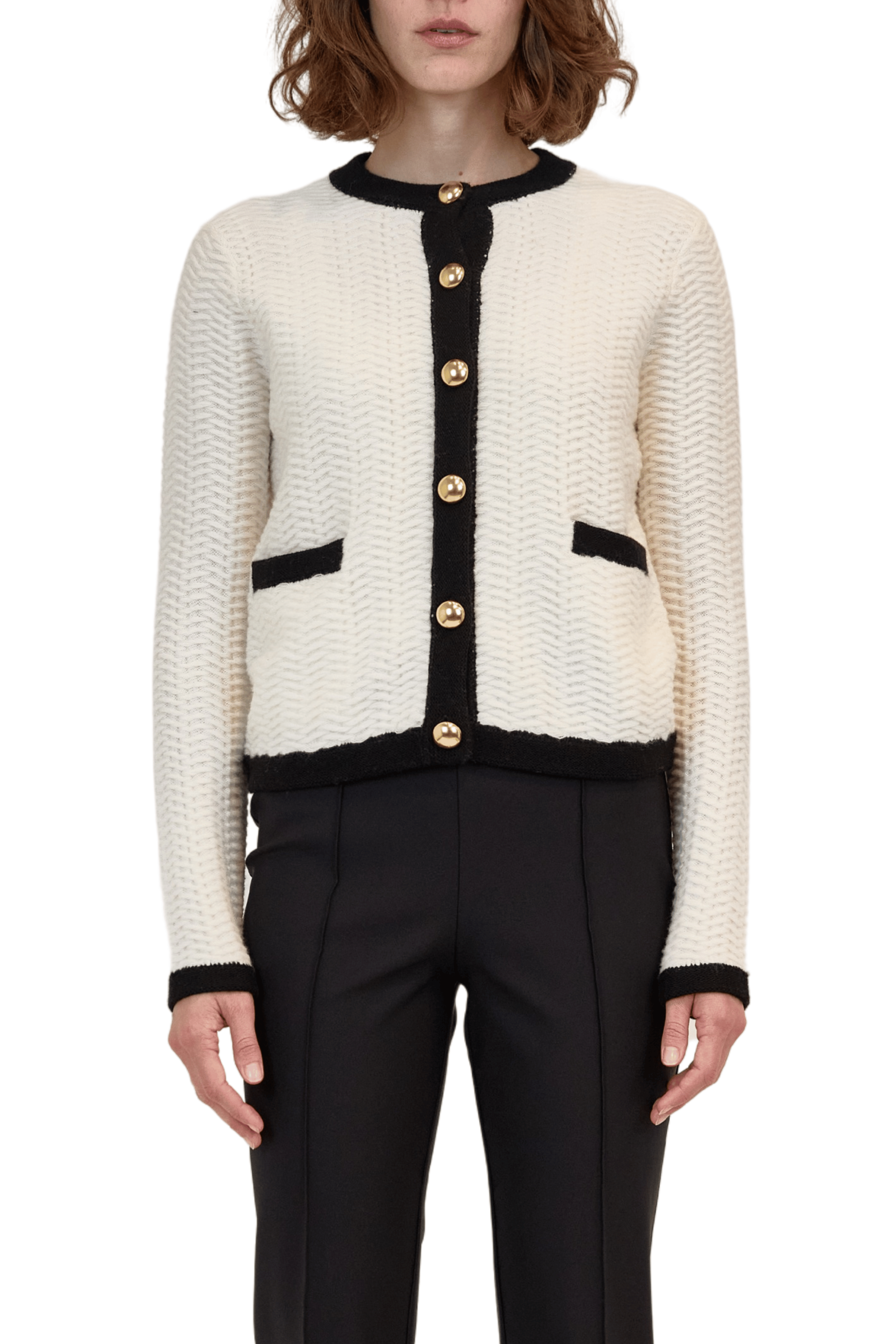 SIMKHAI Clair Wool Cardigan