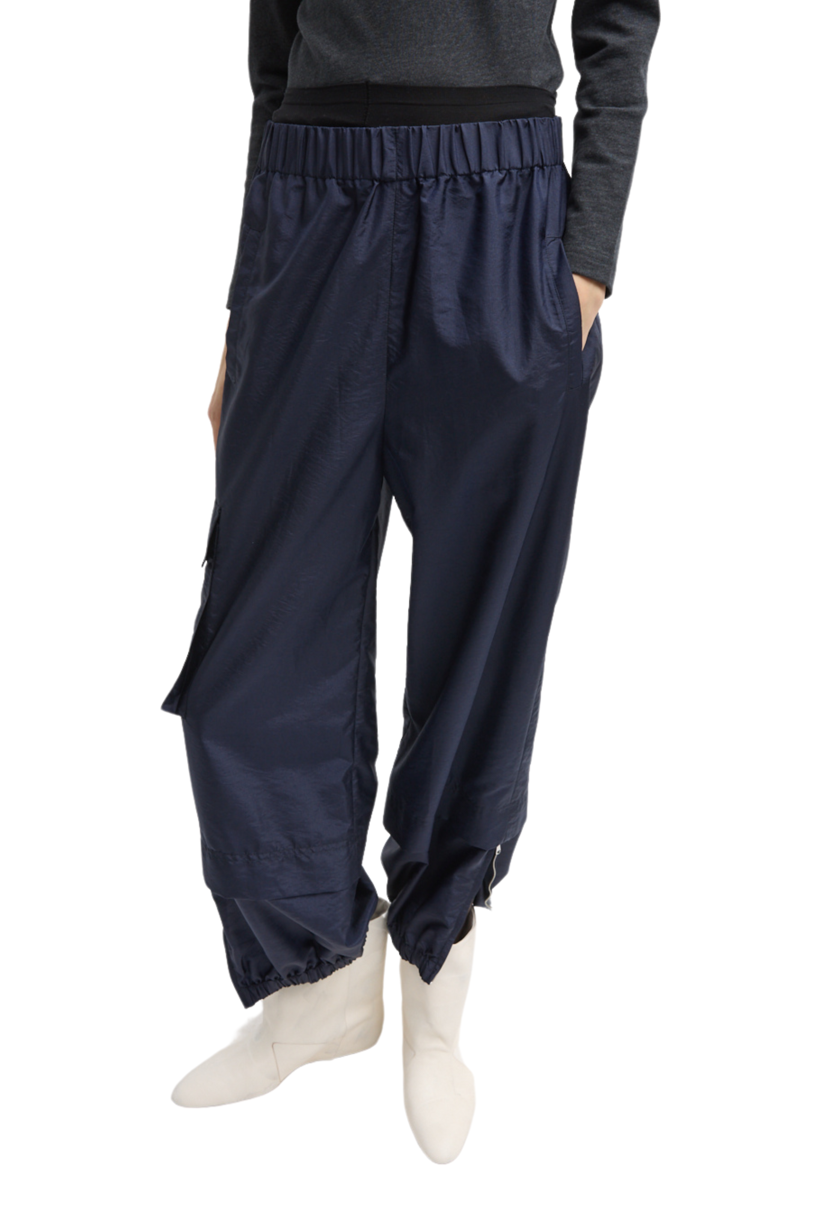 Crispy Nylon Wilt Pull On Jogger