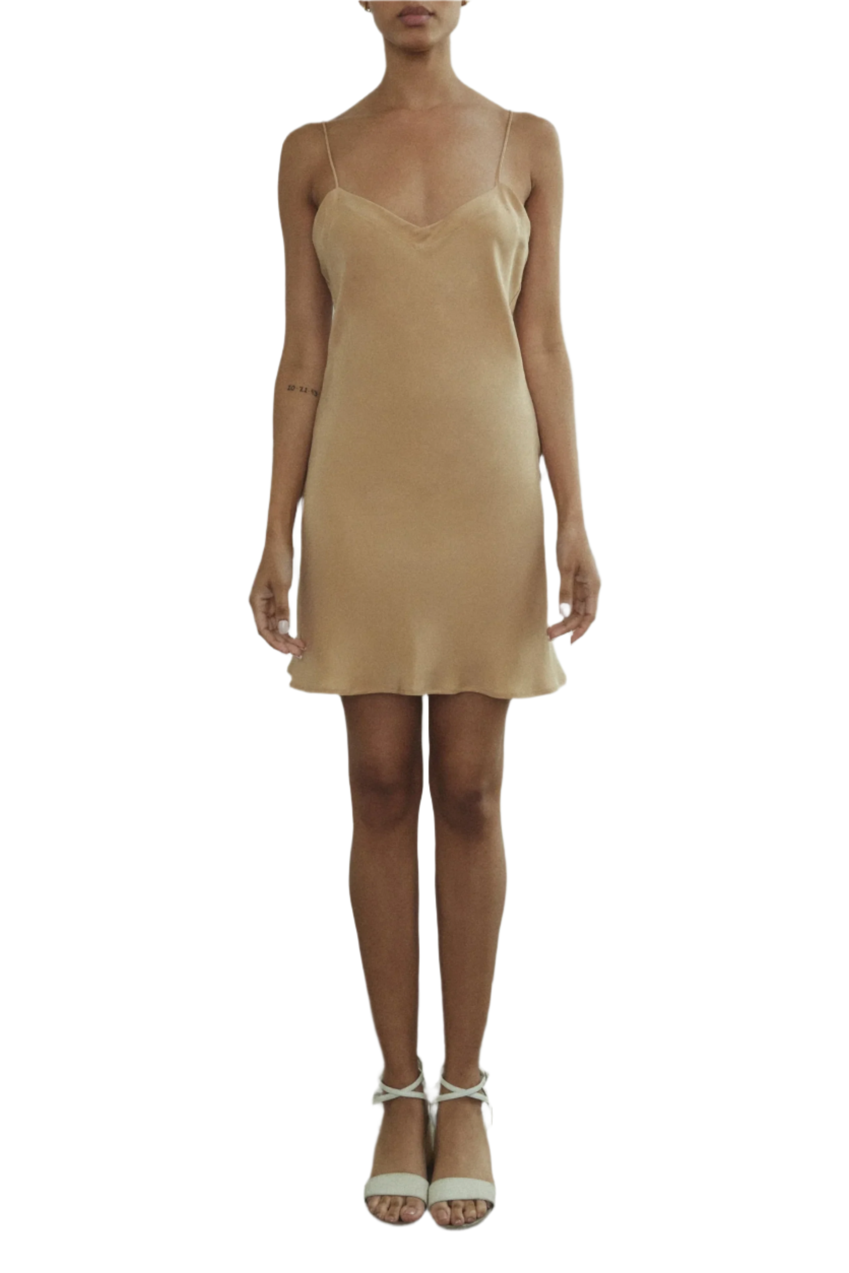 Buff V Neck Mini Slip