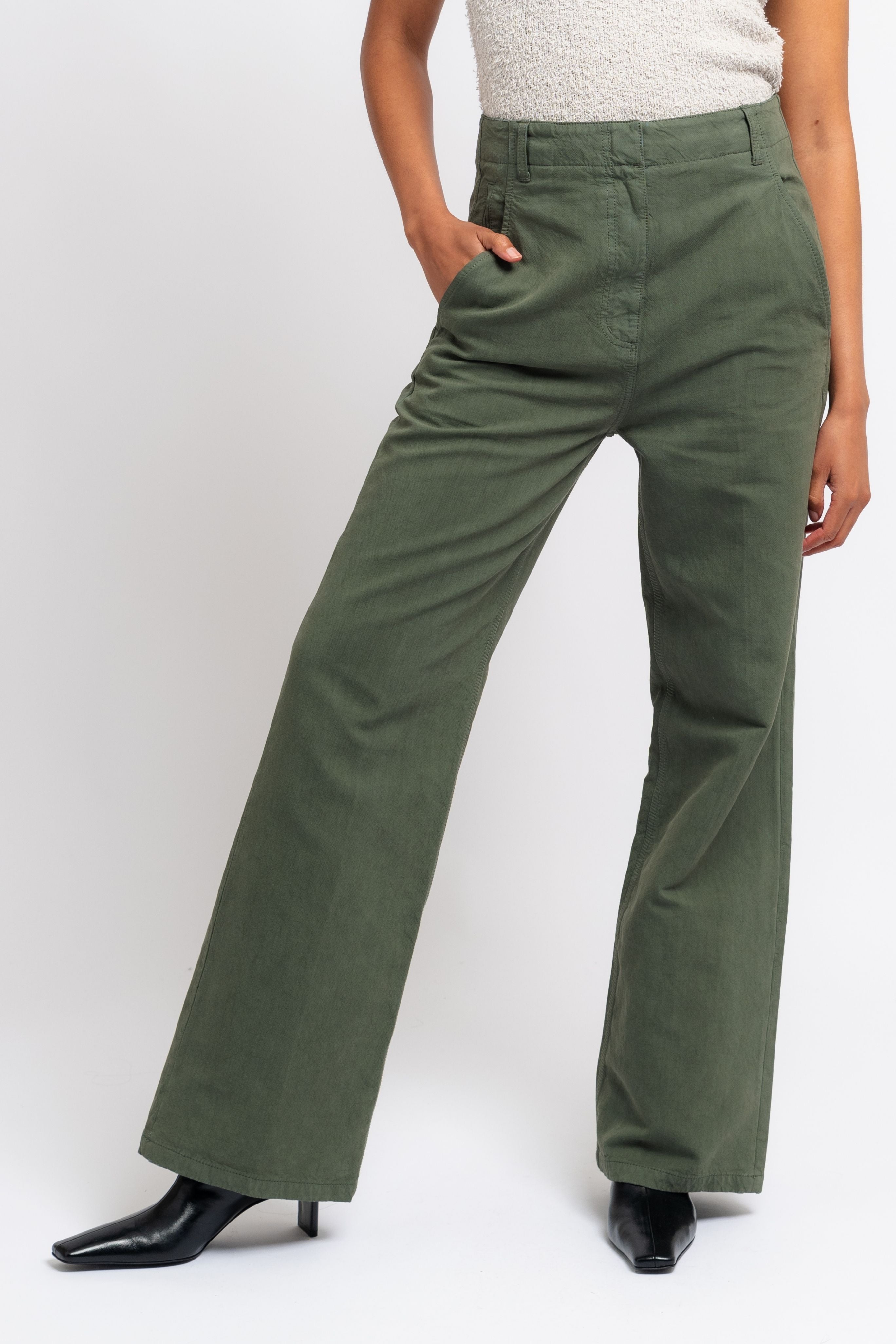 Garment Dyed Cotton Dobby Barry Jean