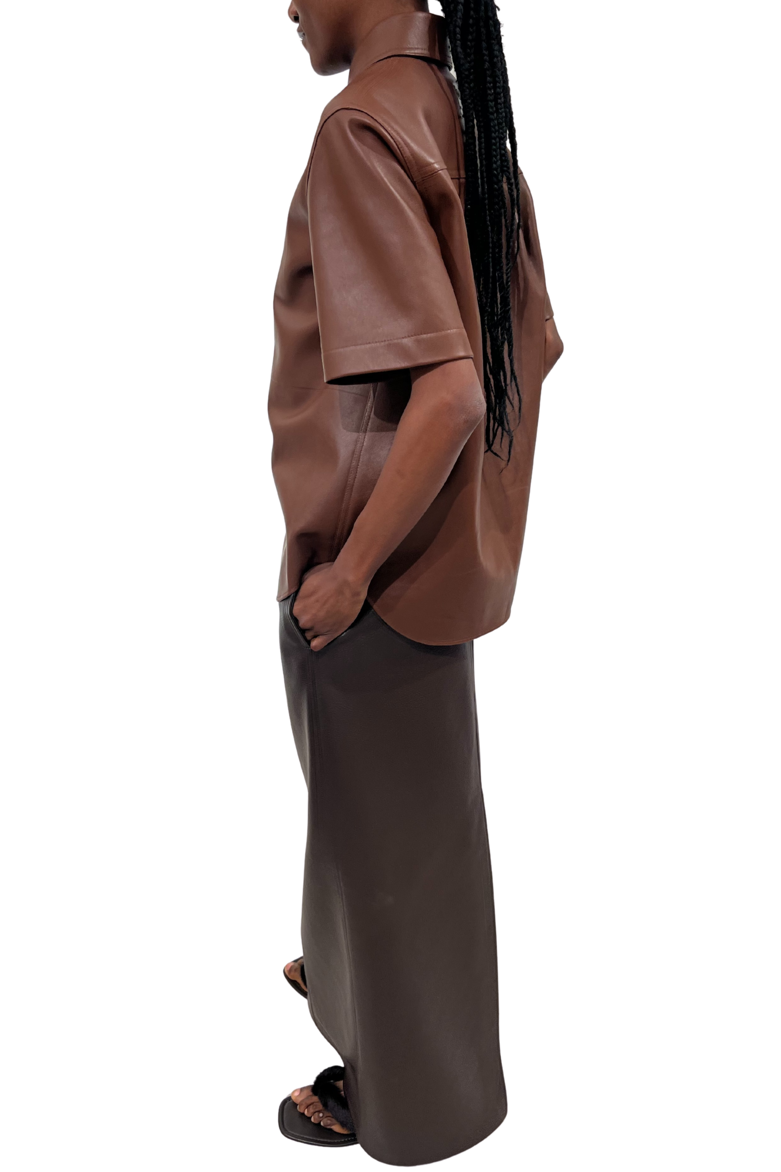 Leather Maxi Skirt